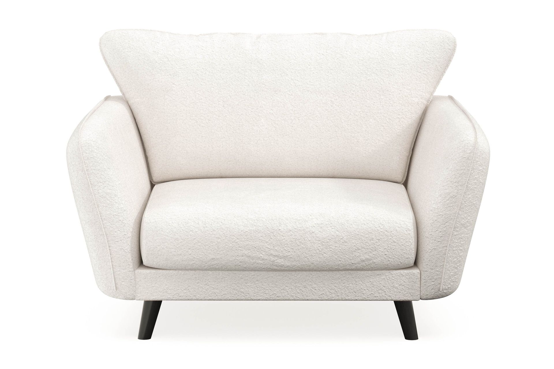 trend lyx fåtölj - vitbouclé