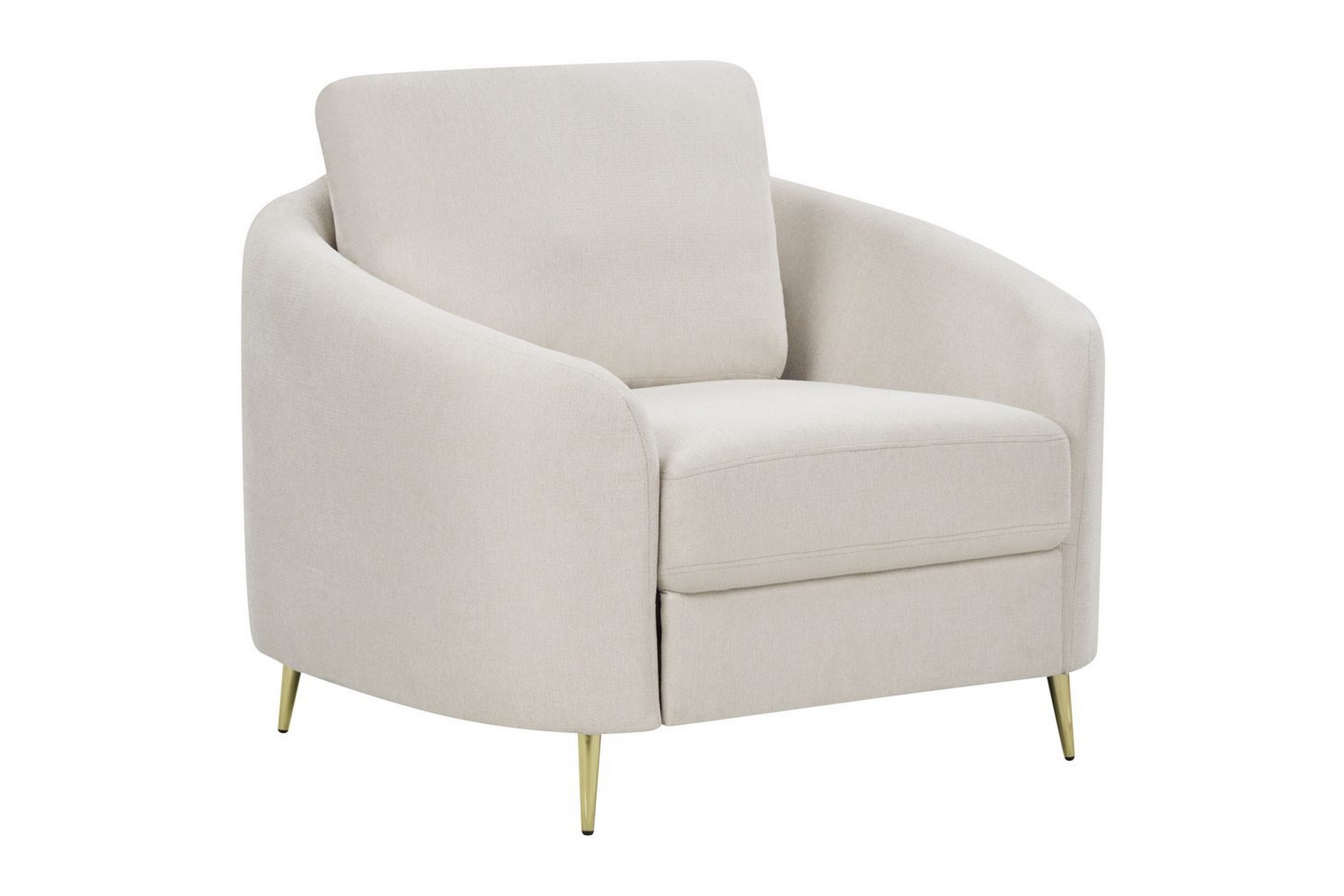 fåtölj trosa - beige, guld