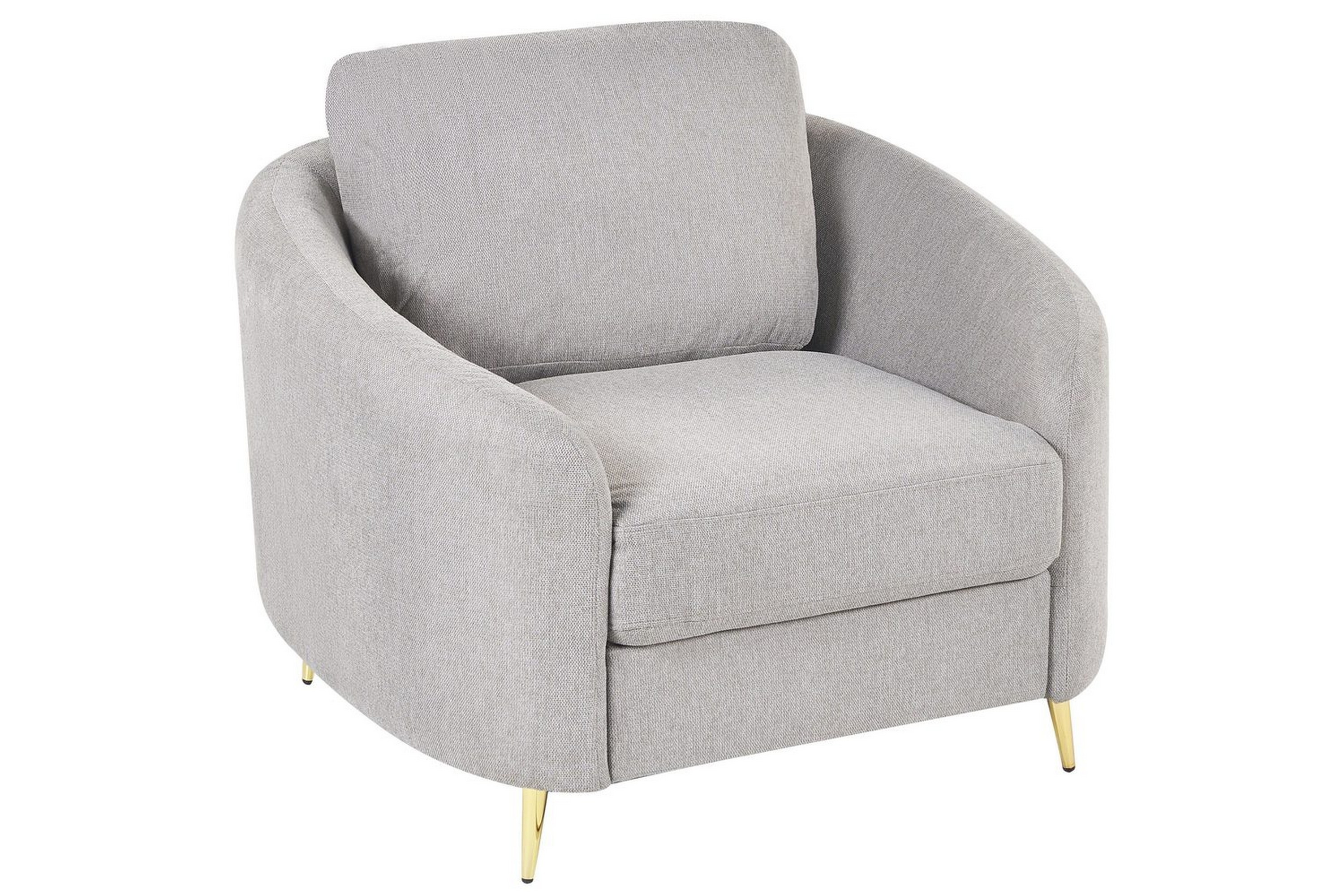 fåtölj trosa - grå, guld