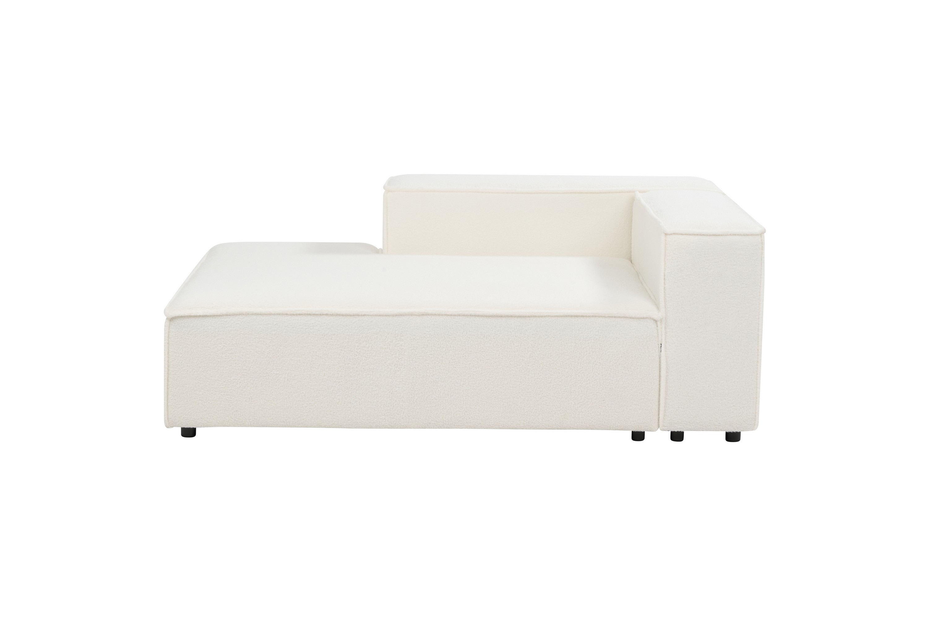 tunda schäslong 119 cm höger - svart/vit