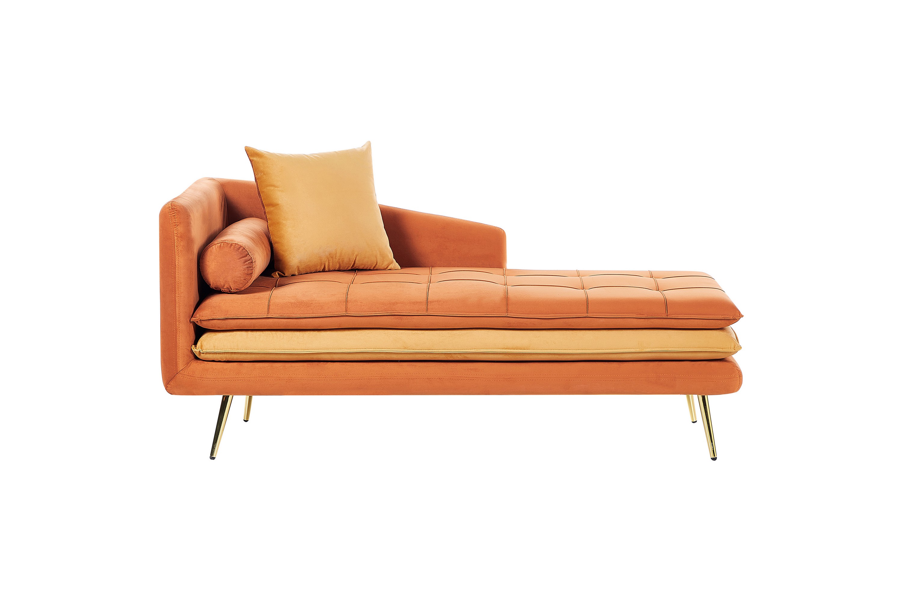 Vaklund Schäslong 160 cm Guld/Orange