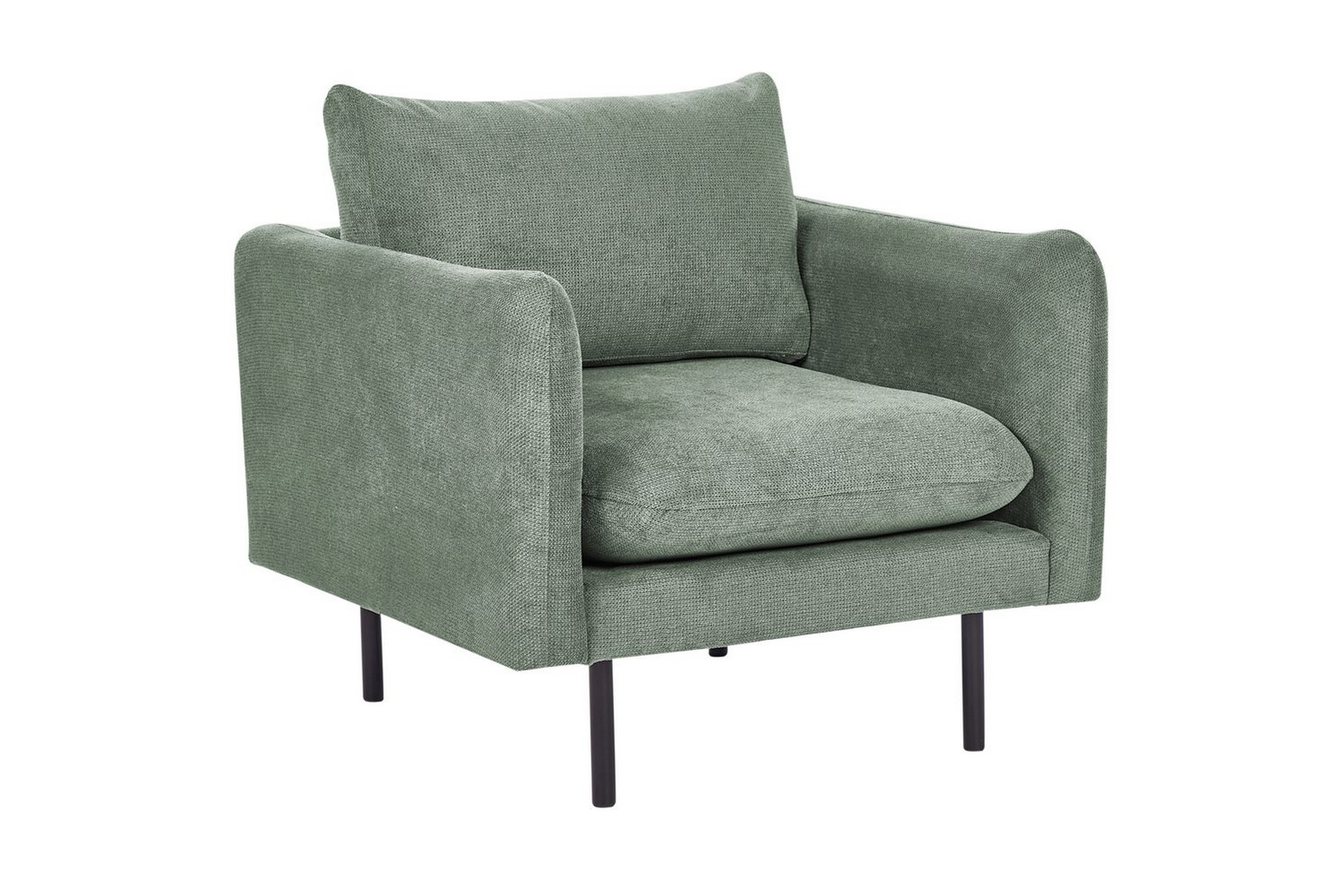 fåtölj vinterbro - grön, svart/polyester