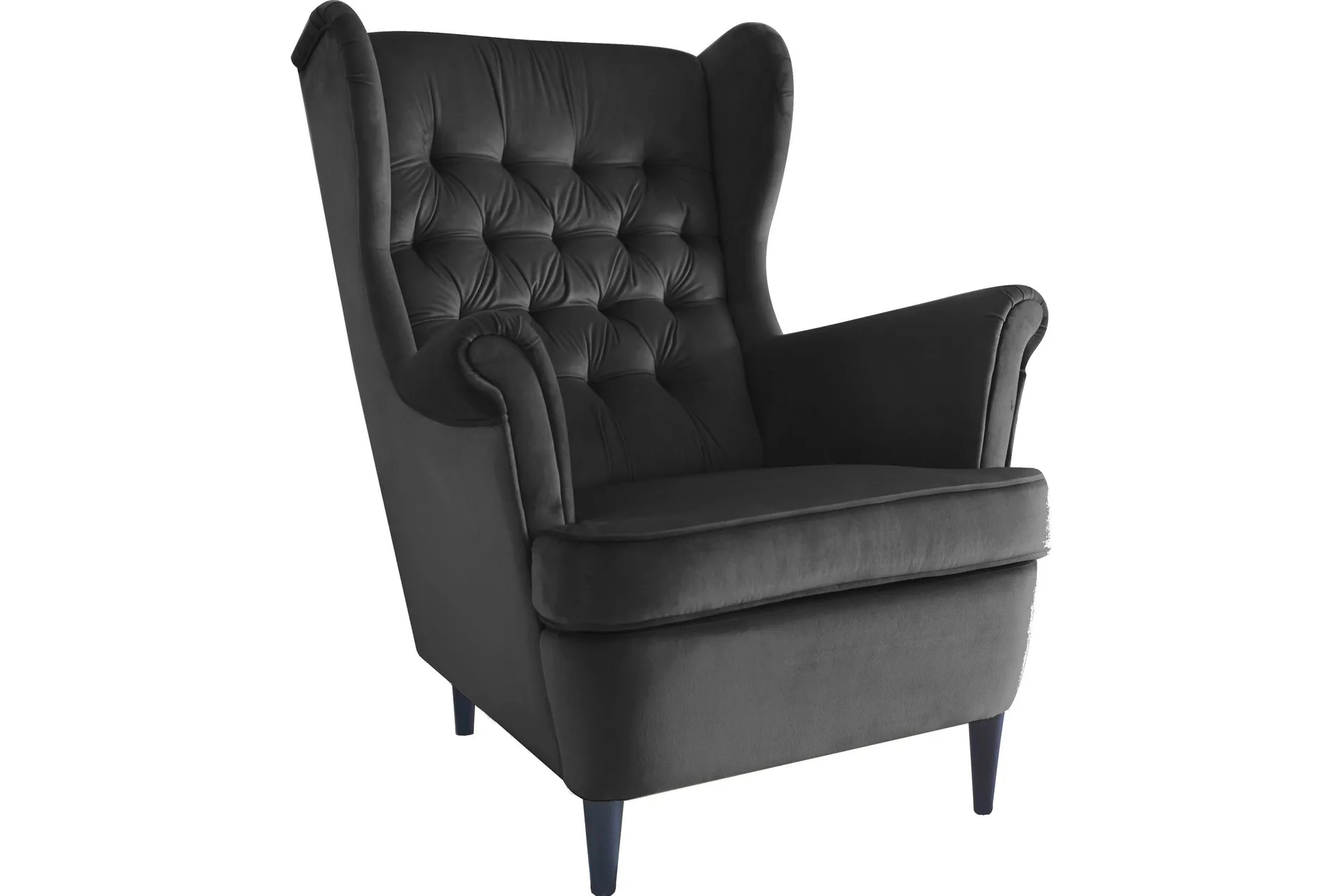 harryda öronlappsfåtölj - svart