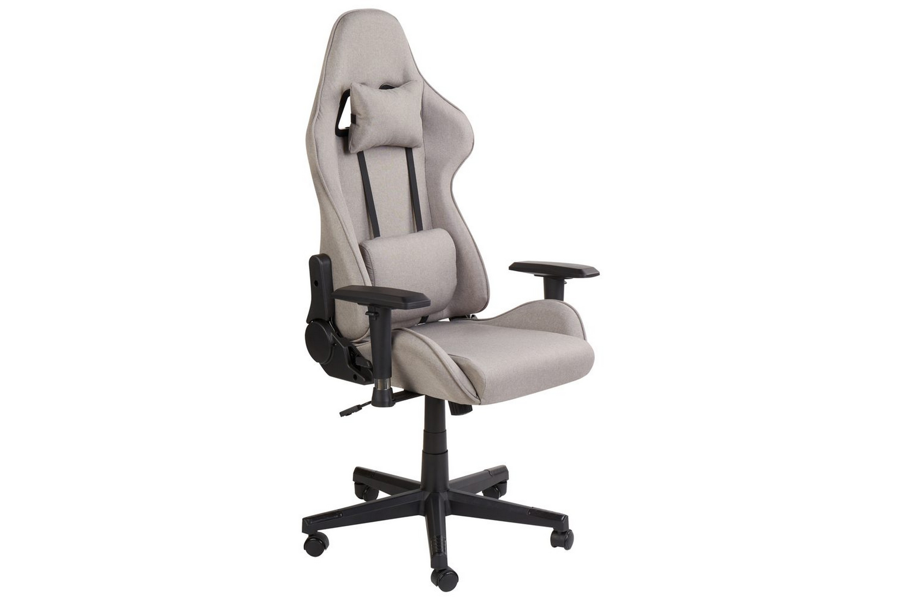 Gamingstol Warrior Beige/svart Beige/svart