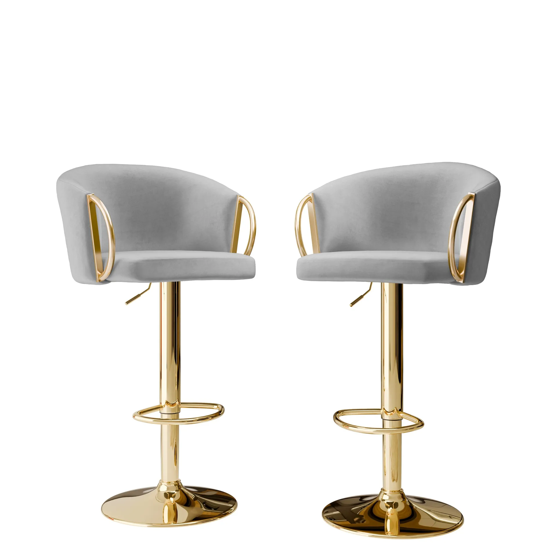 garrick barstol 84 cm 2-pack - grå