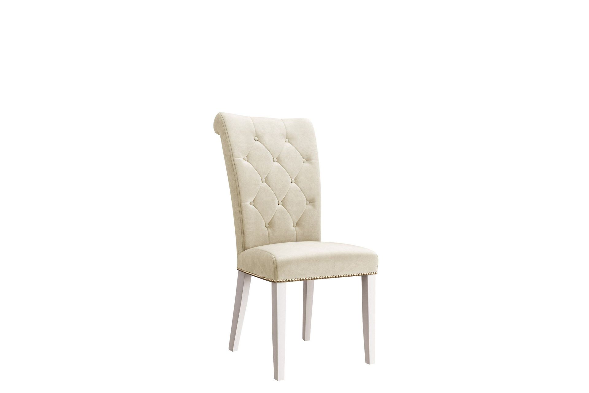 Garvin Matstol - Beige/Vit