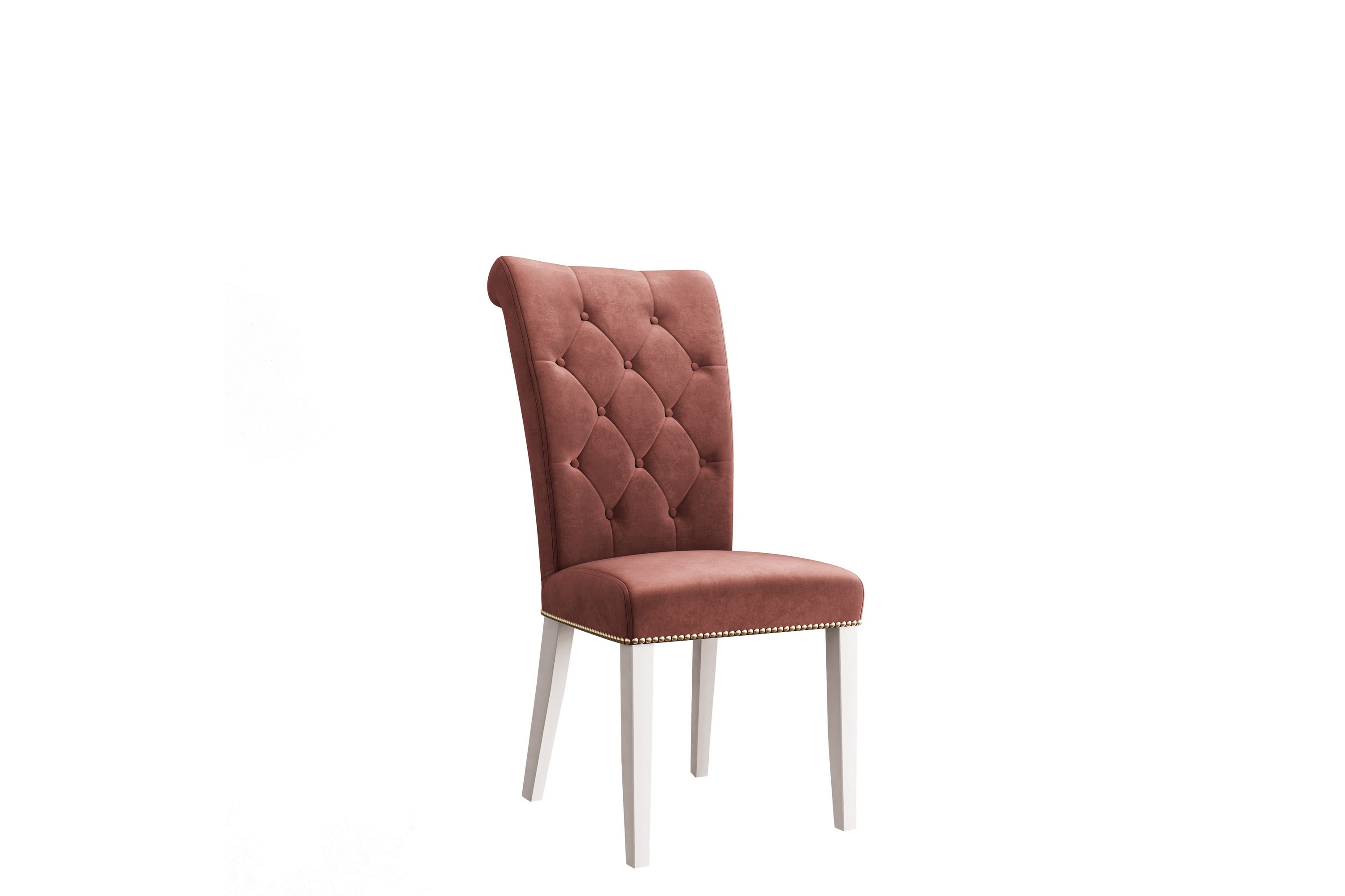 Garvin Matstol Rosa/Vit