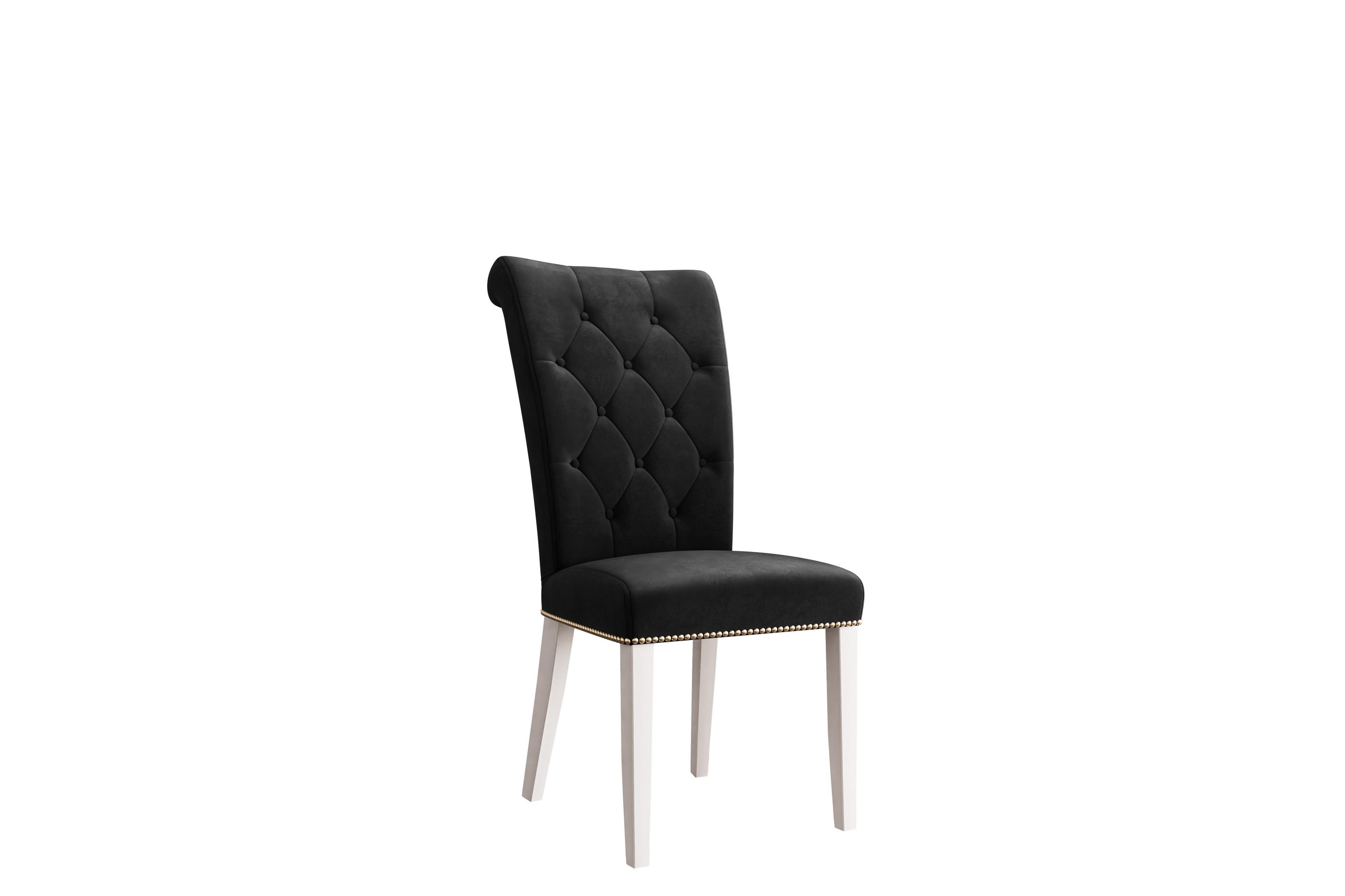 Garvin Matstol Svart/Vit
