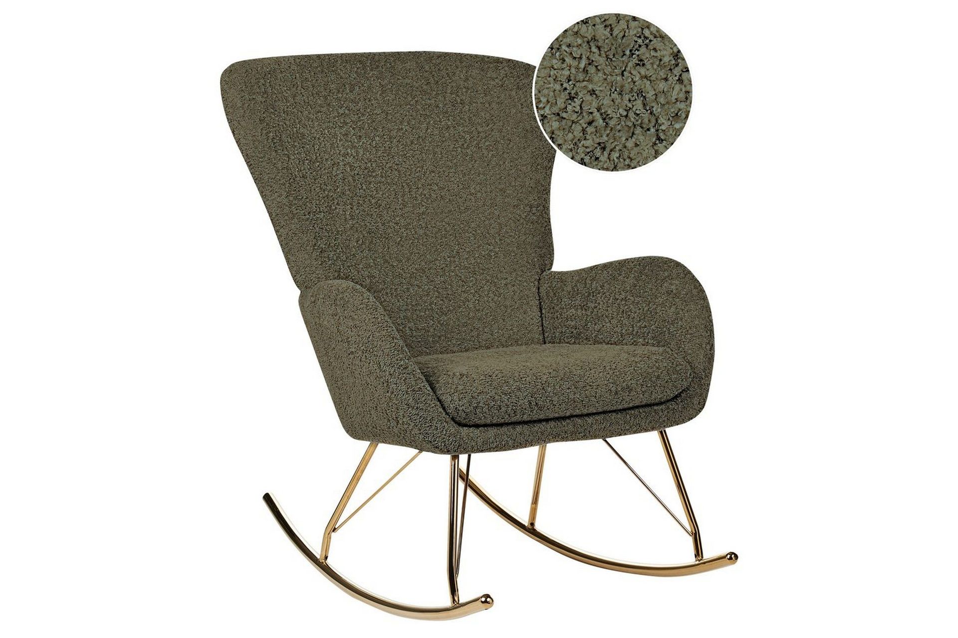 Gungstol Anaset - Gr&ouml;nt, guld