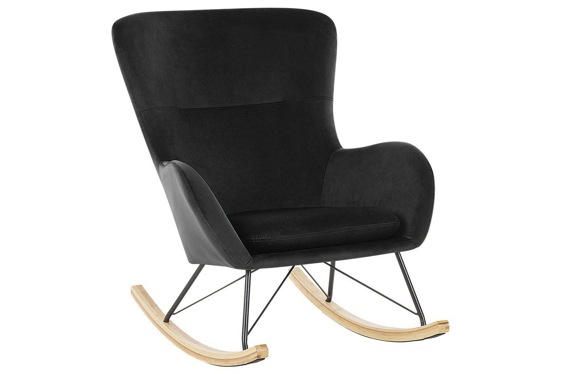 Gungstol Ellan - Svart, ljust tr&auml;