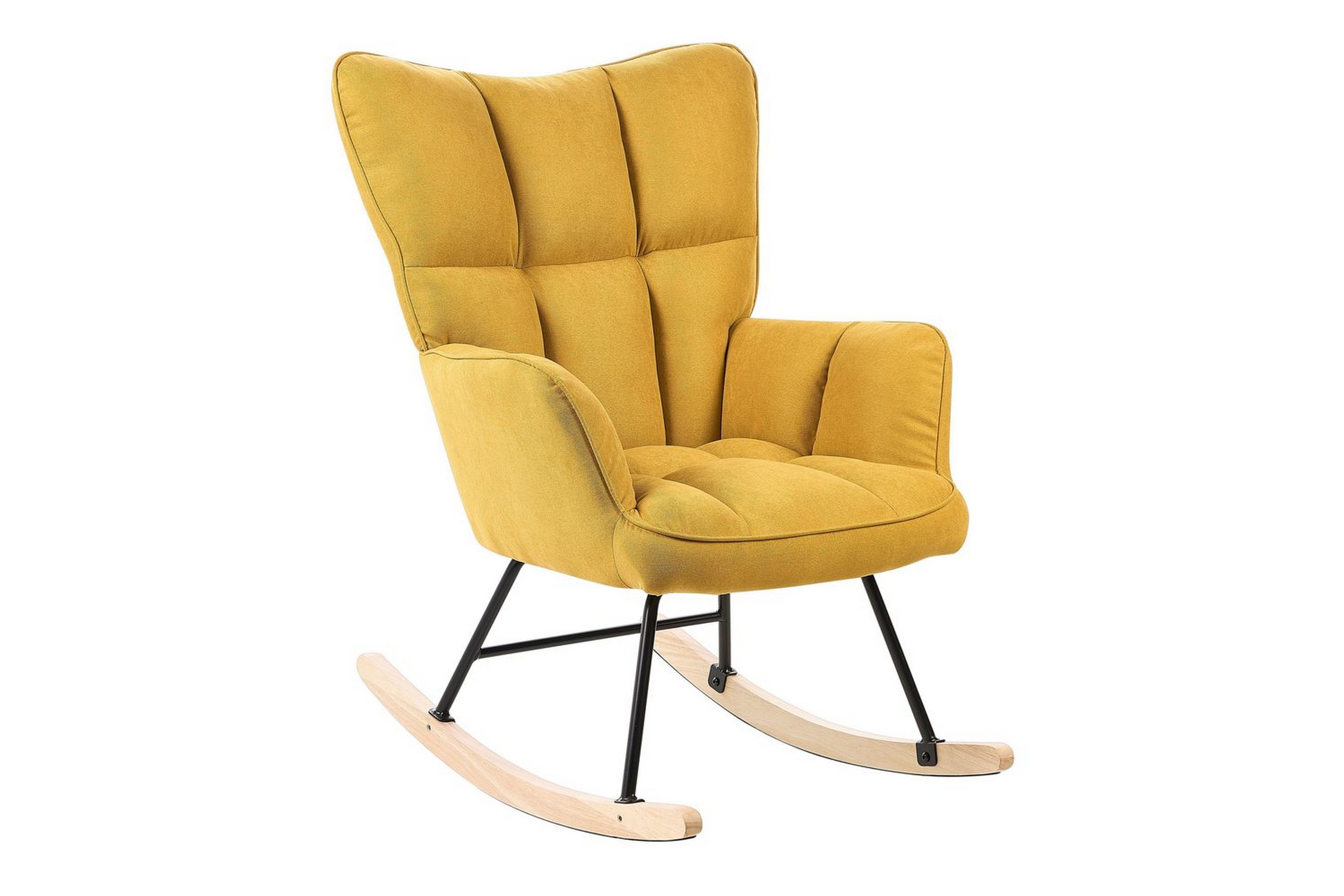 gungstol oulu - gult, svart, ljust trä