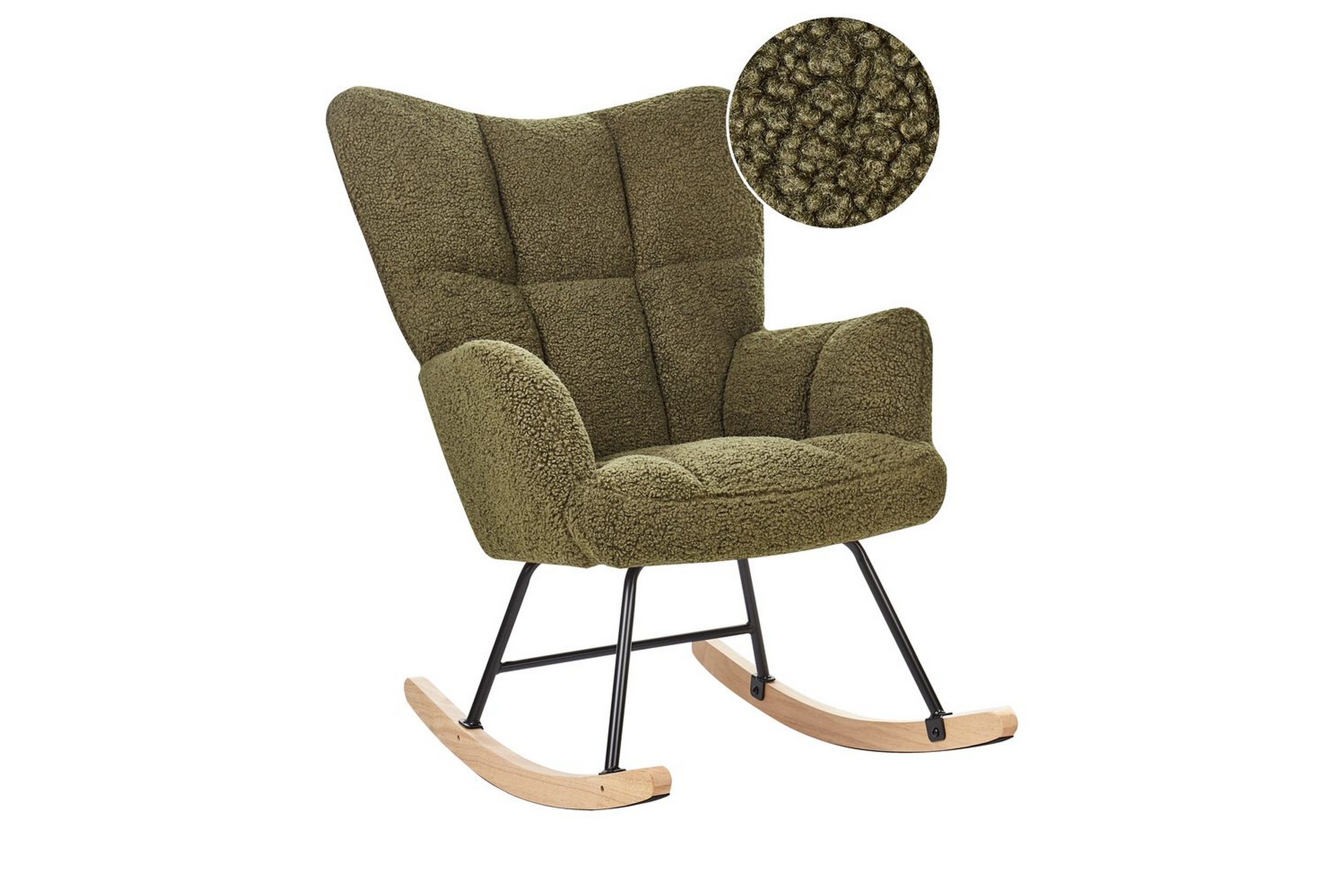 gungstol oulu - mörkgrön, svart, ljust trä