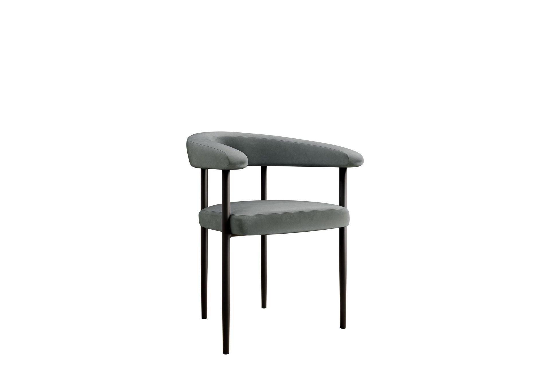 jacklyn karmstol - grå/svart