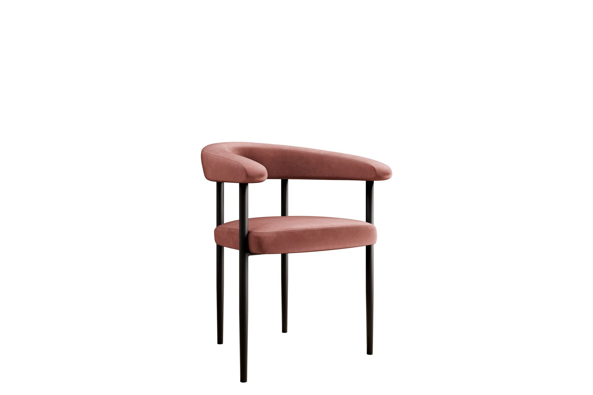 jacklyn karmstol - rosa/svart