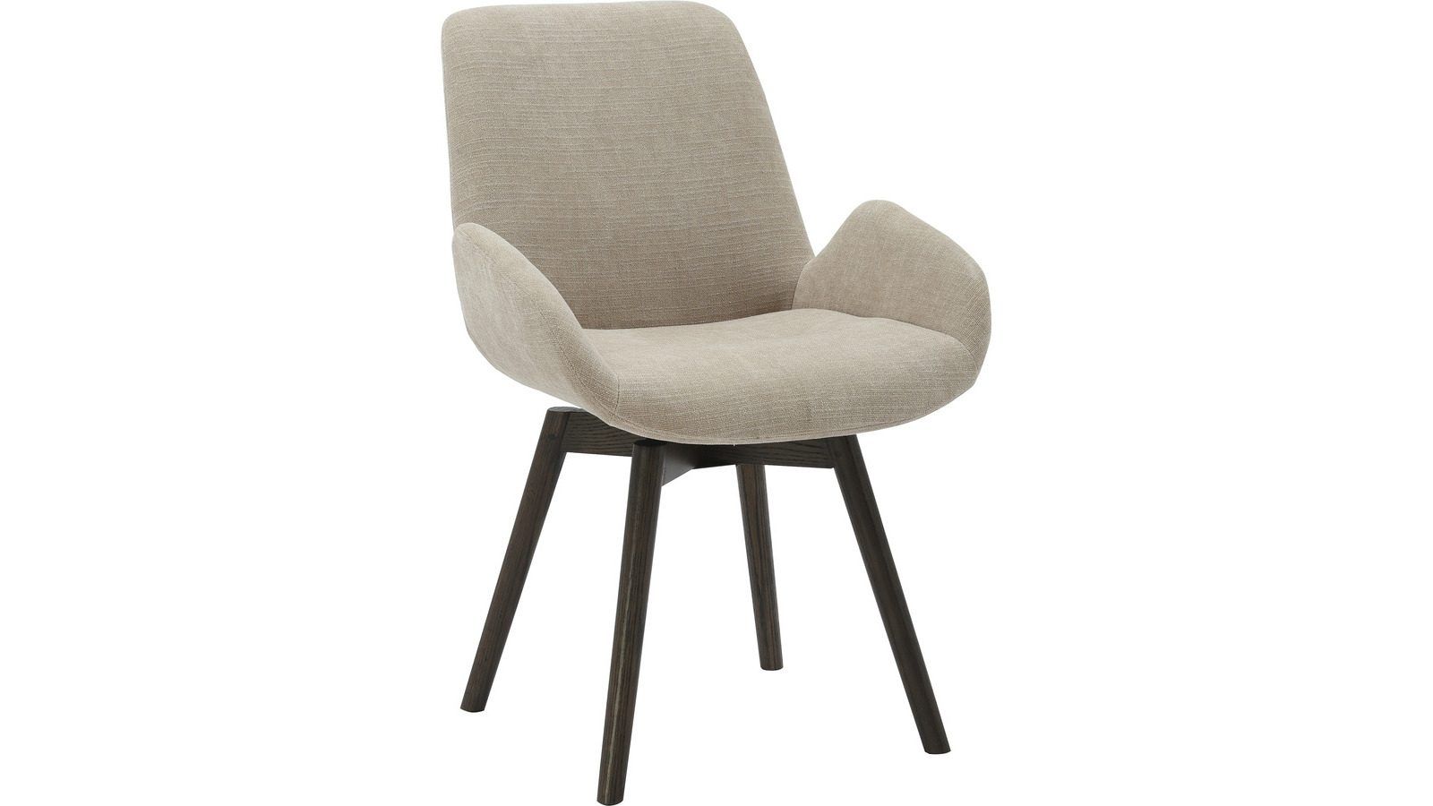 Karlen Matstol - beige/brun ek