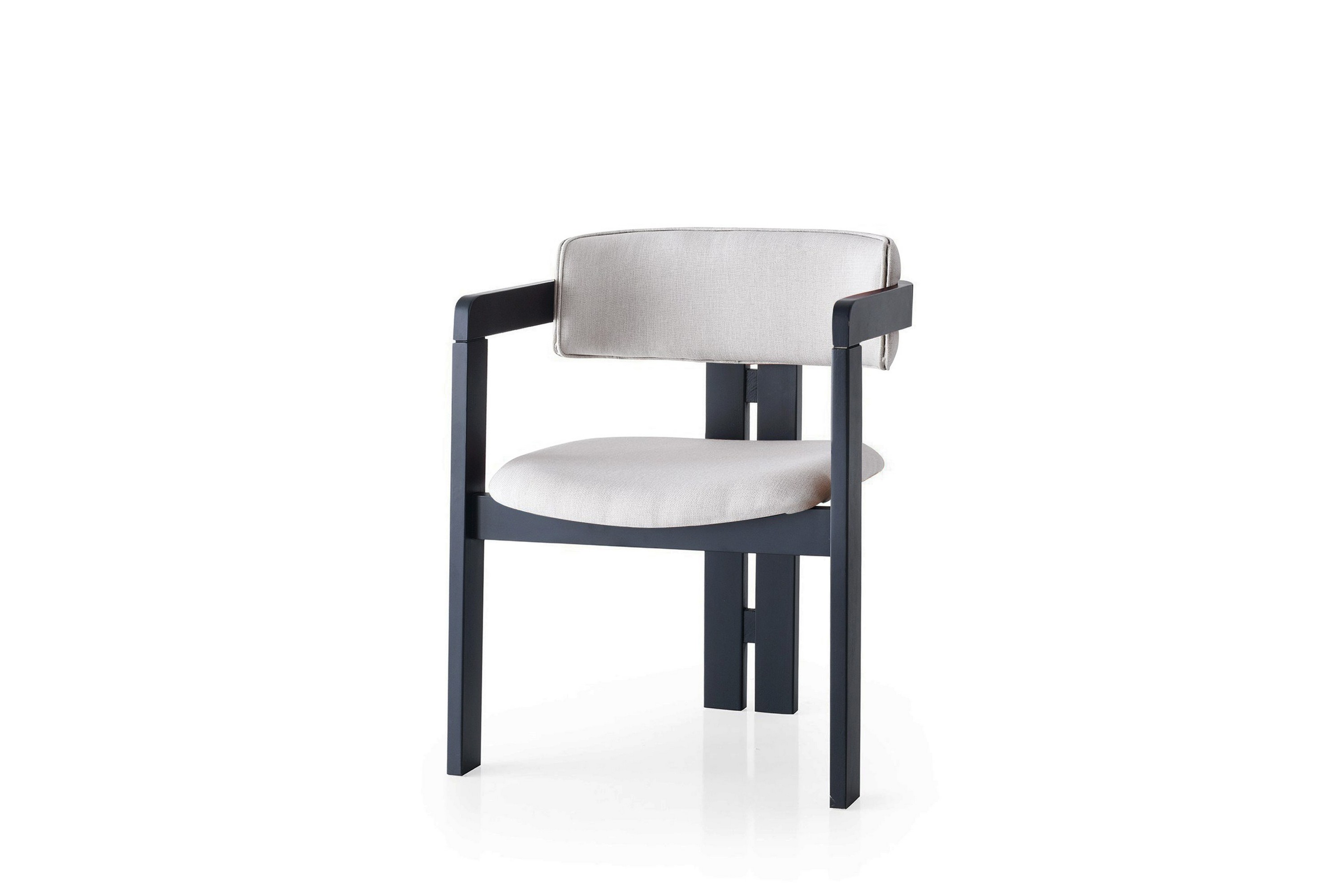 Karmstol Diontae Cream/Svart