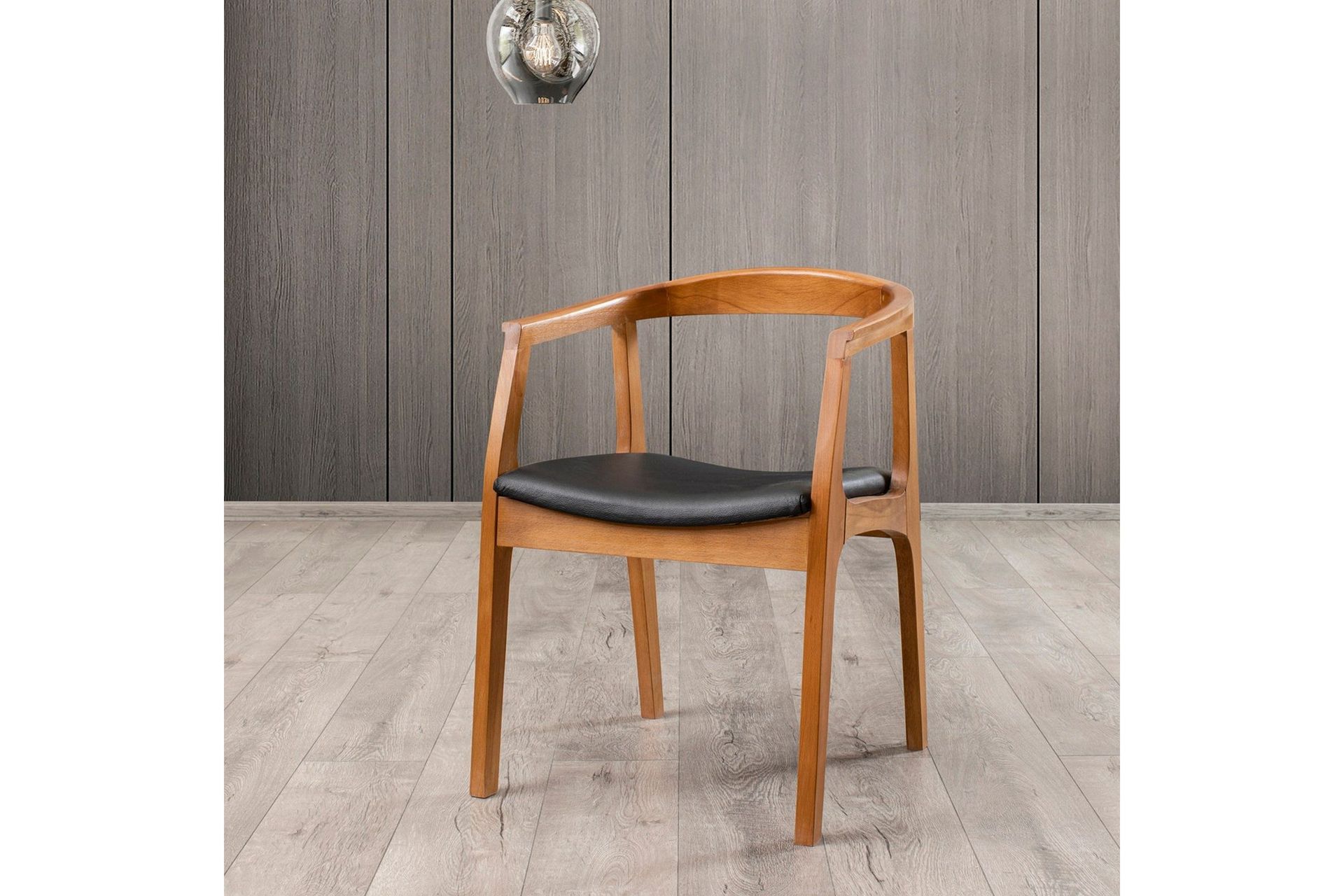 albero karmstol - valnöt/svart