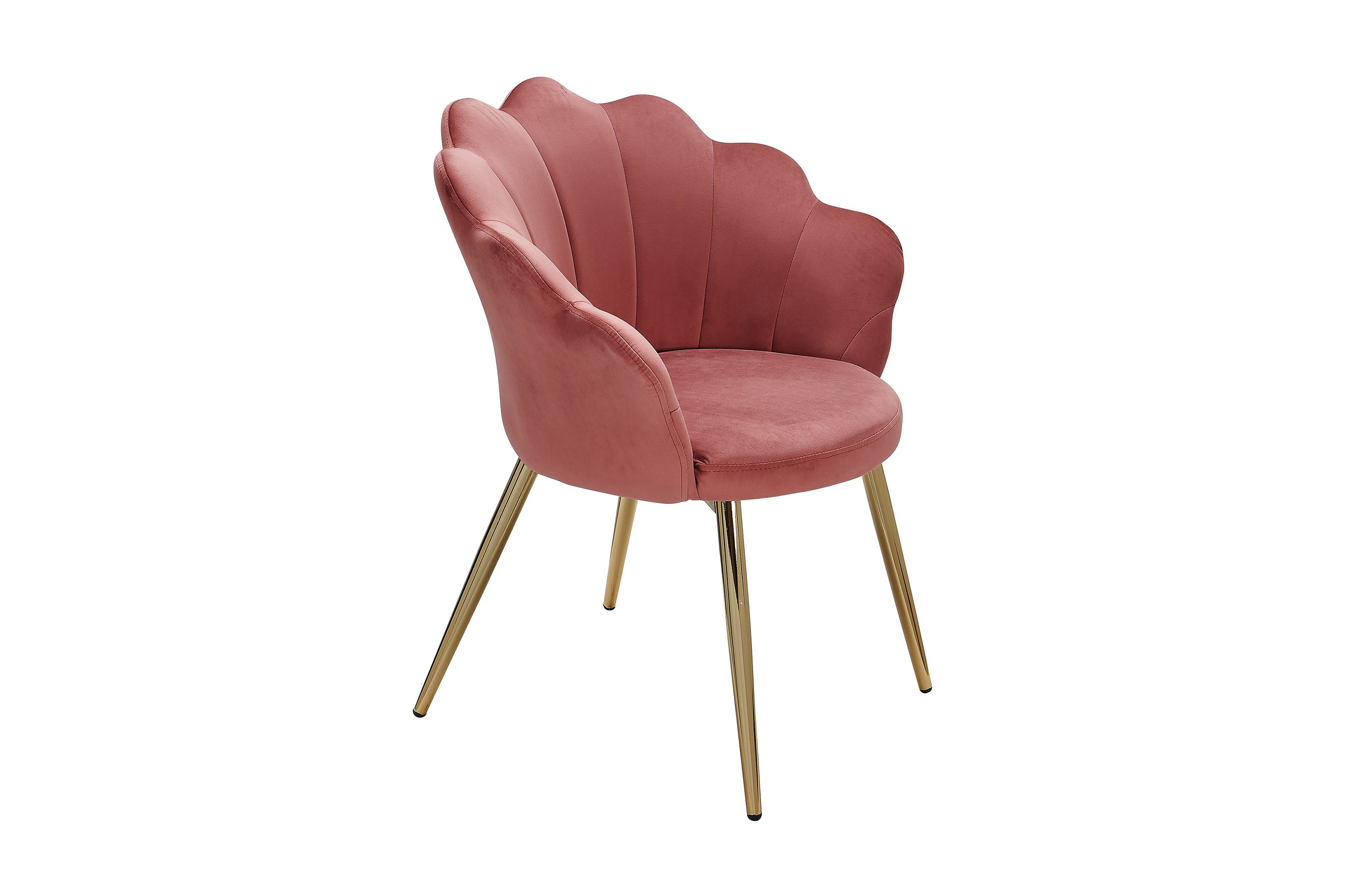 karmstol clanton - mörkrosa/guld