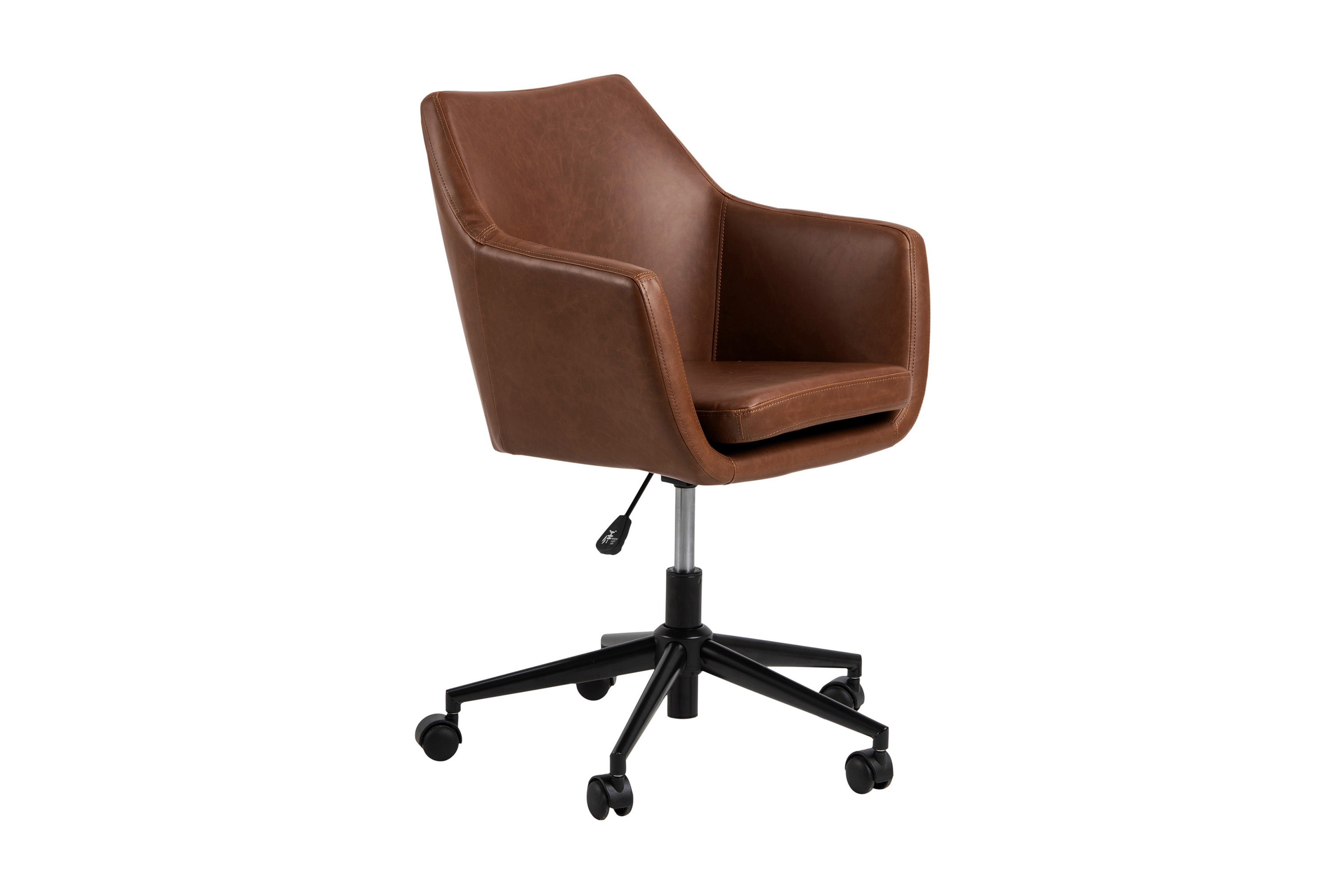 Kontorsstol Esenurt Vintage Brun/Svart