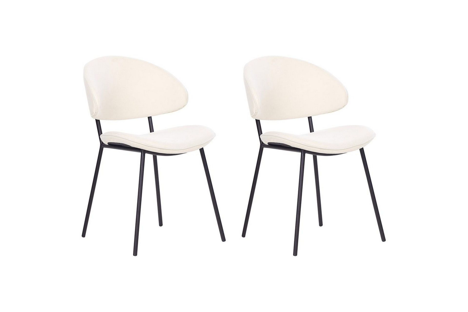 Matsalsstol Kiana set om 2 Beige - Beige