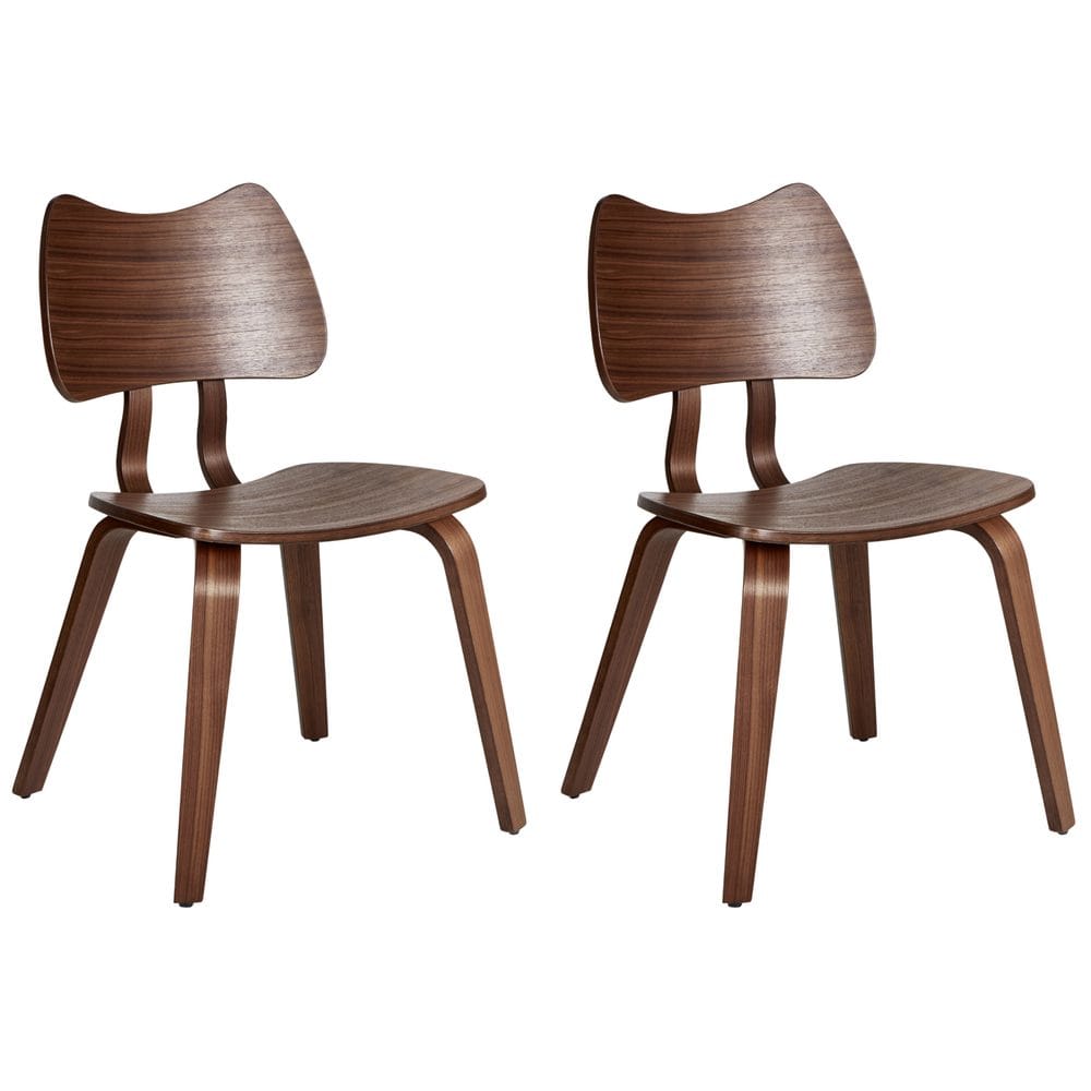 Matstol Diana 2-pack - M&ouml;rkbrun
