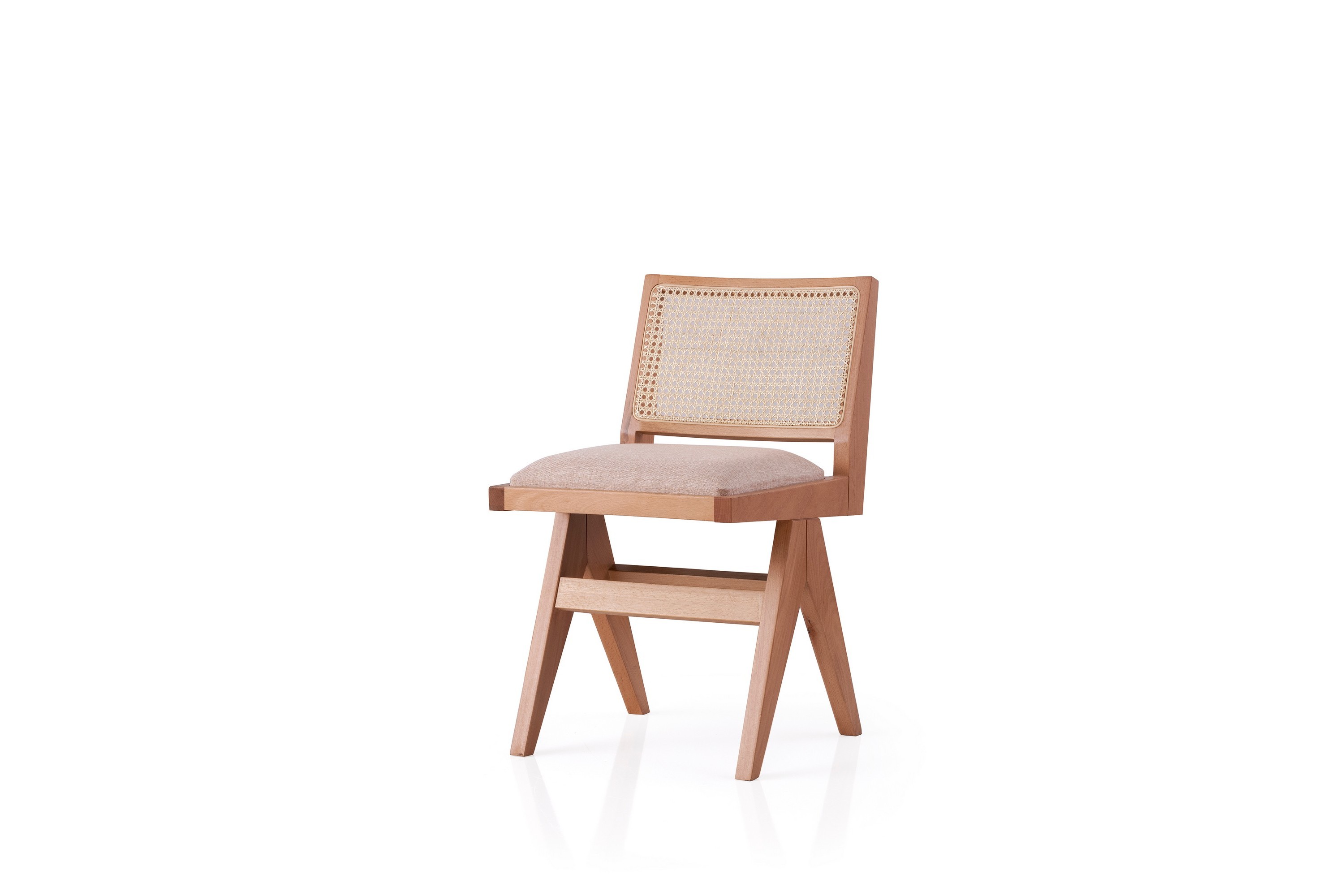 Matstol Ervin Ek/Beige