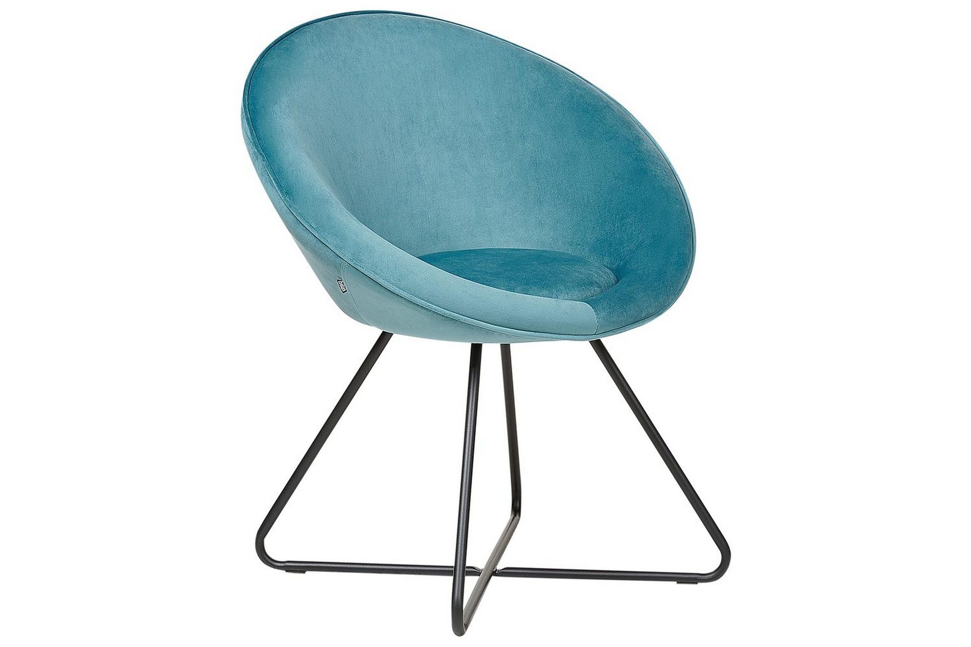 matstol floby ll - blå, svart