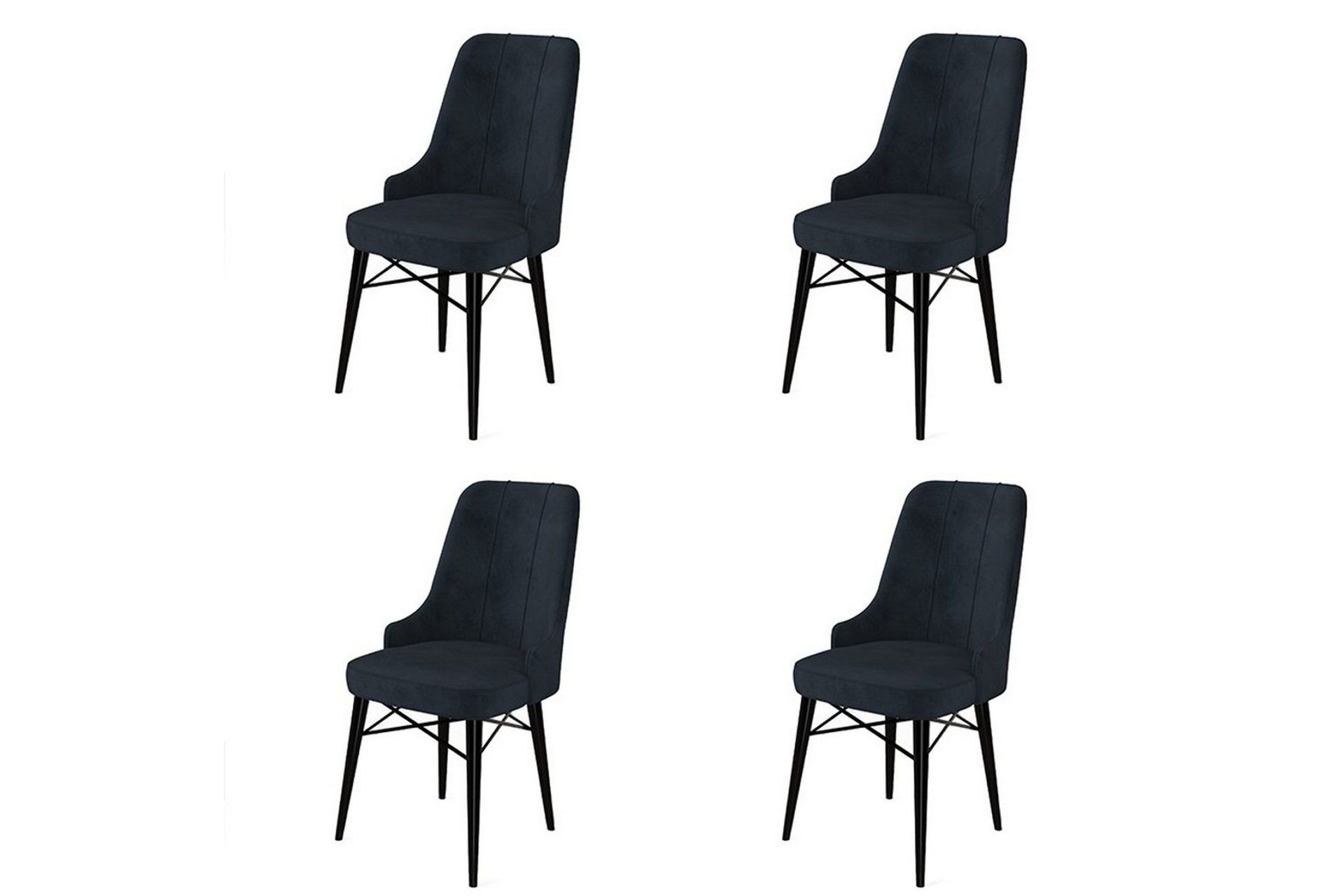 Matstol Jandela Antracit / Svart - Antracit / Svart