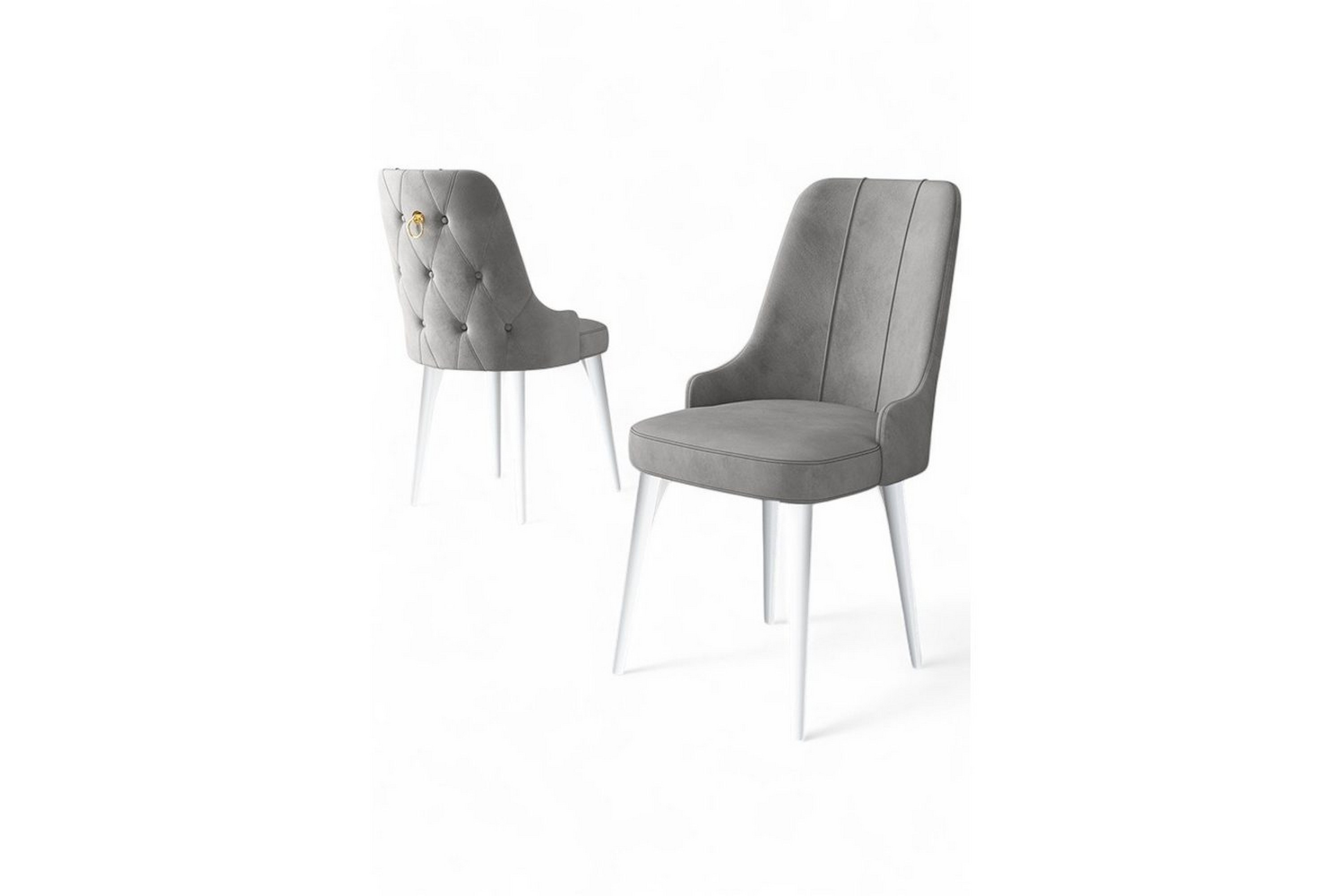 matstol jebi grå / vit - grå / vit