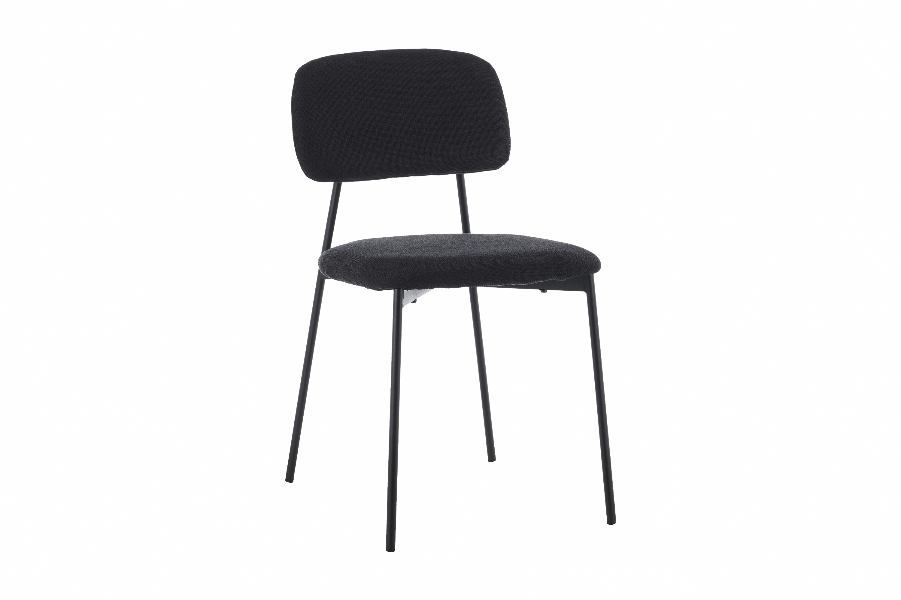 Matstol Lowe Svart/Vit