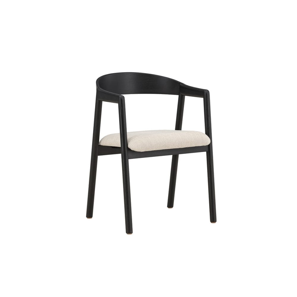 Matstol L&aring;ng&ouml;n - Svart