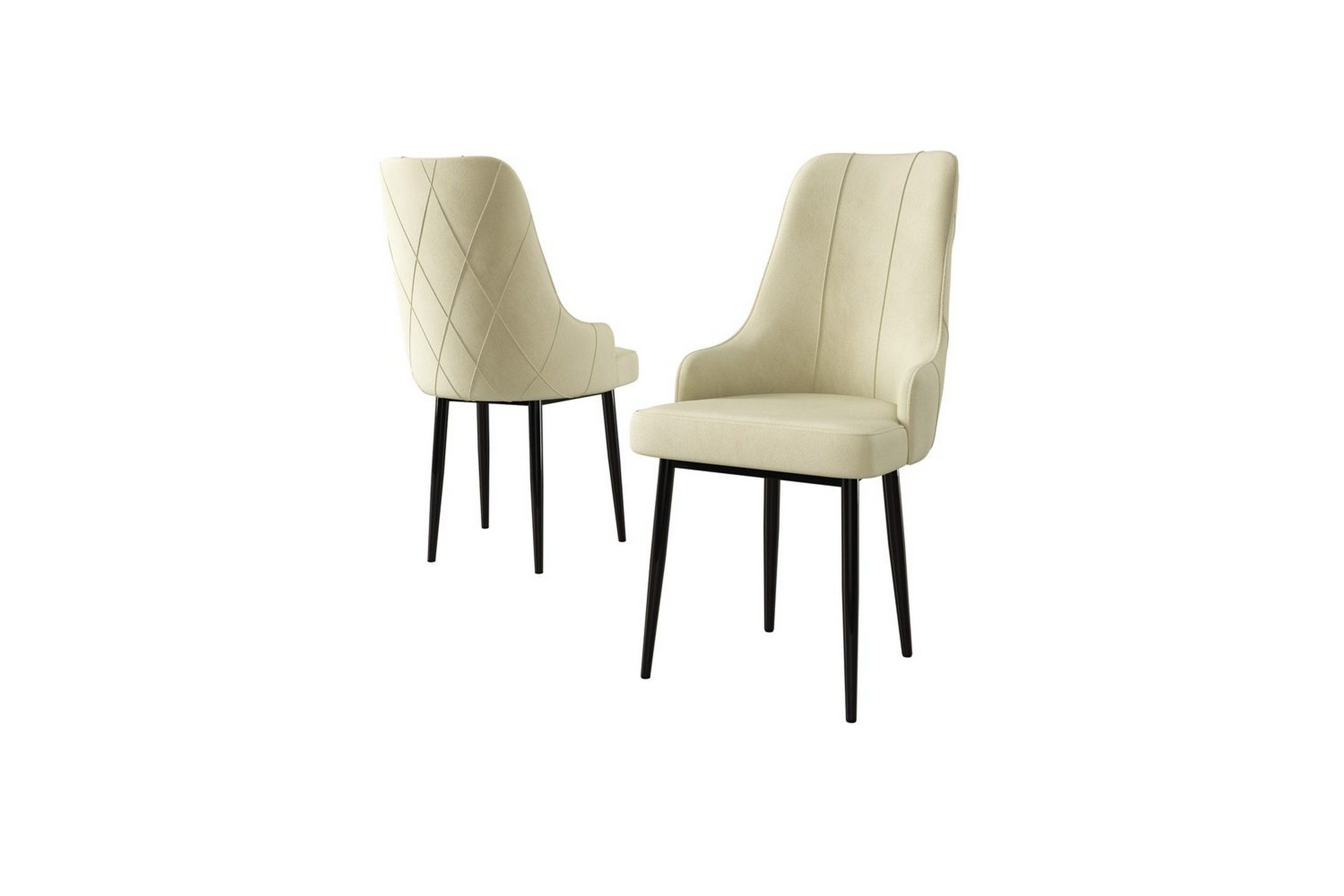 matstol mobarkar grädde / svart - grädde / svart