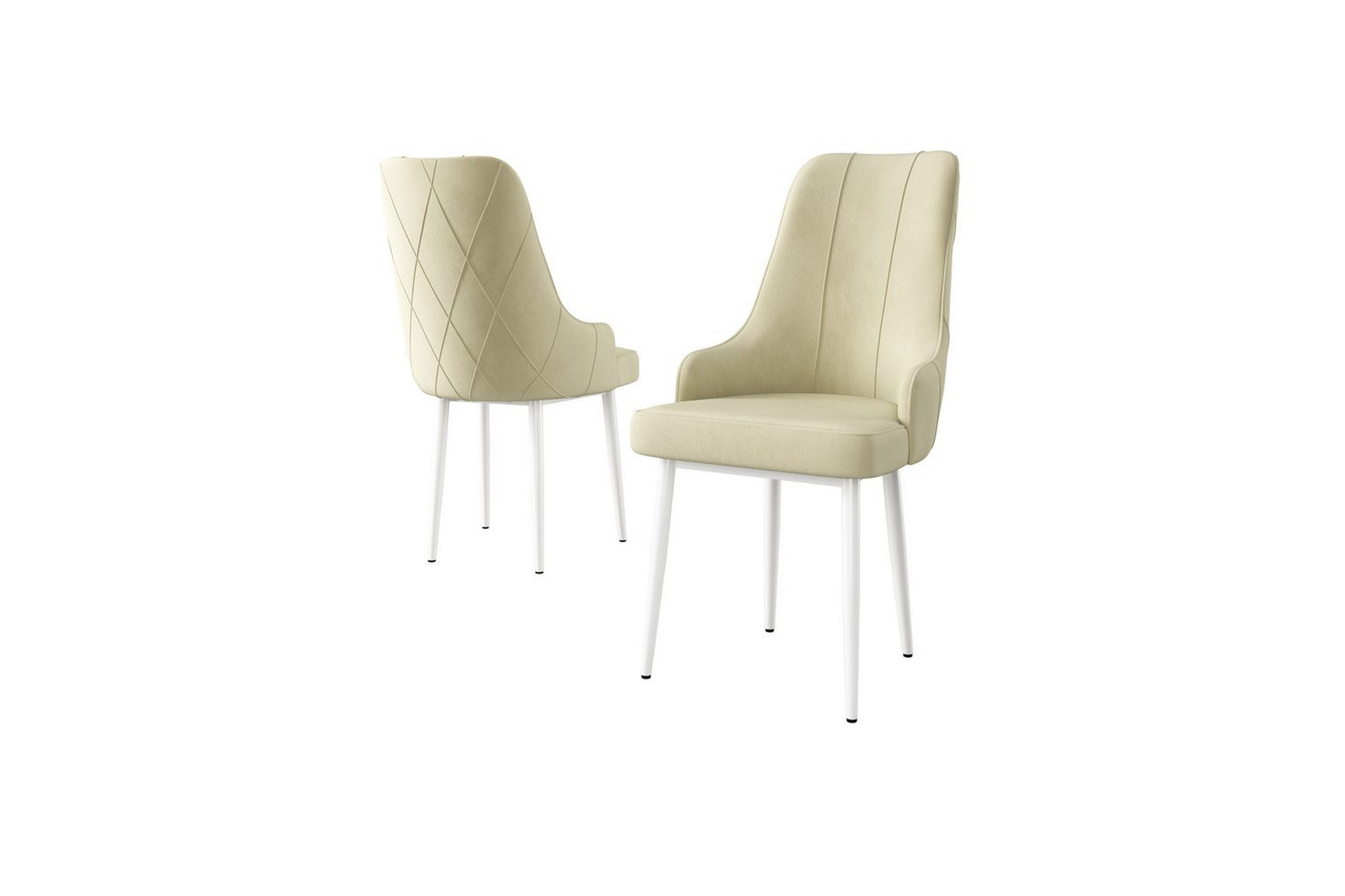 matstol mobarkar gräddfärgad / vit - gräddfärgad / vit