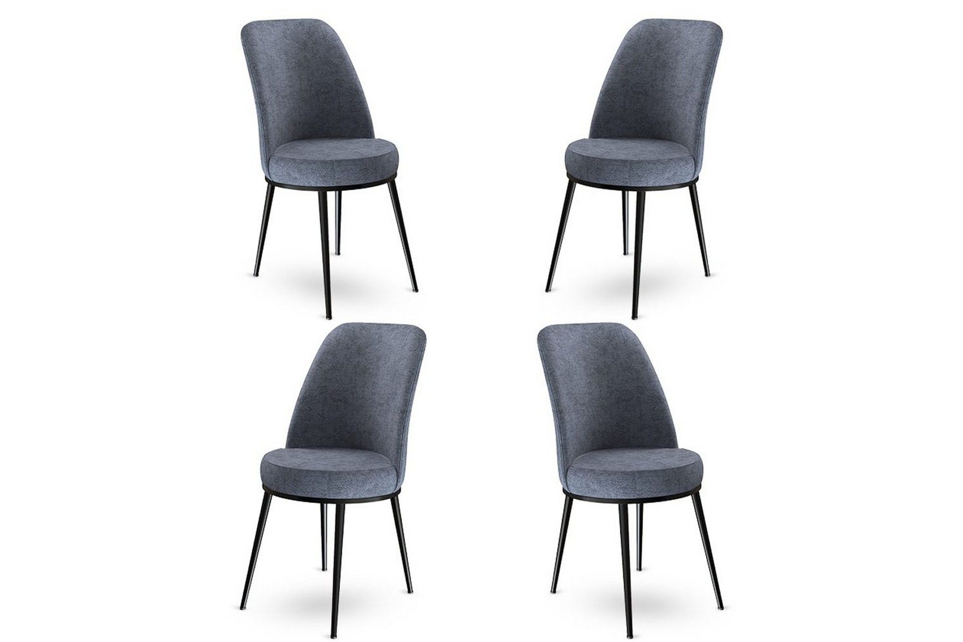 Matstol Orran Fume / Svart - Fume / Svart
