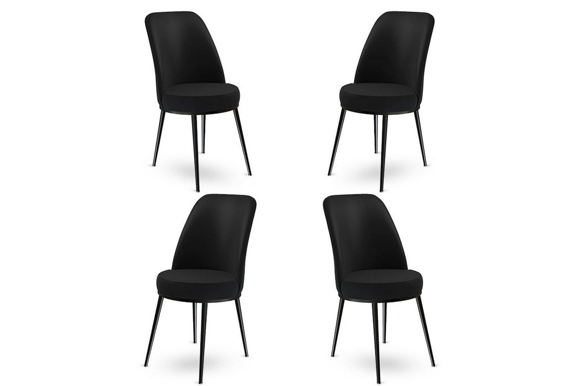 Matstol Orran Svart - Svart