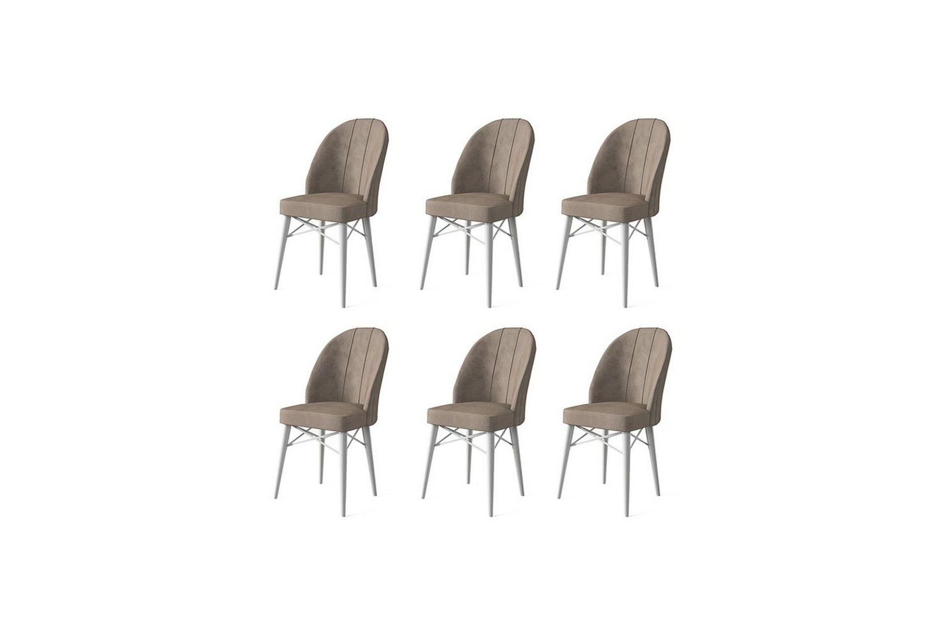 Matstol Ritim Cappuccino / vit - Cappuccino / vit