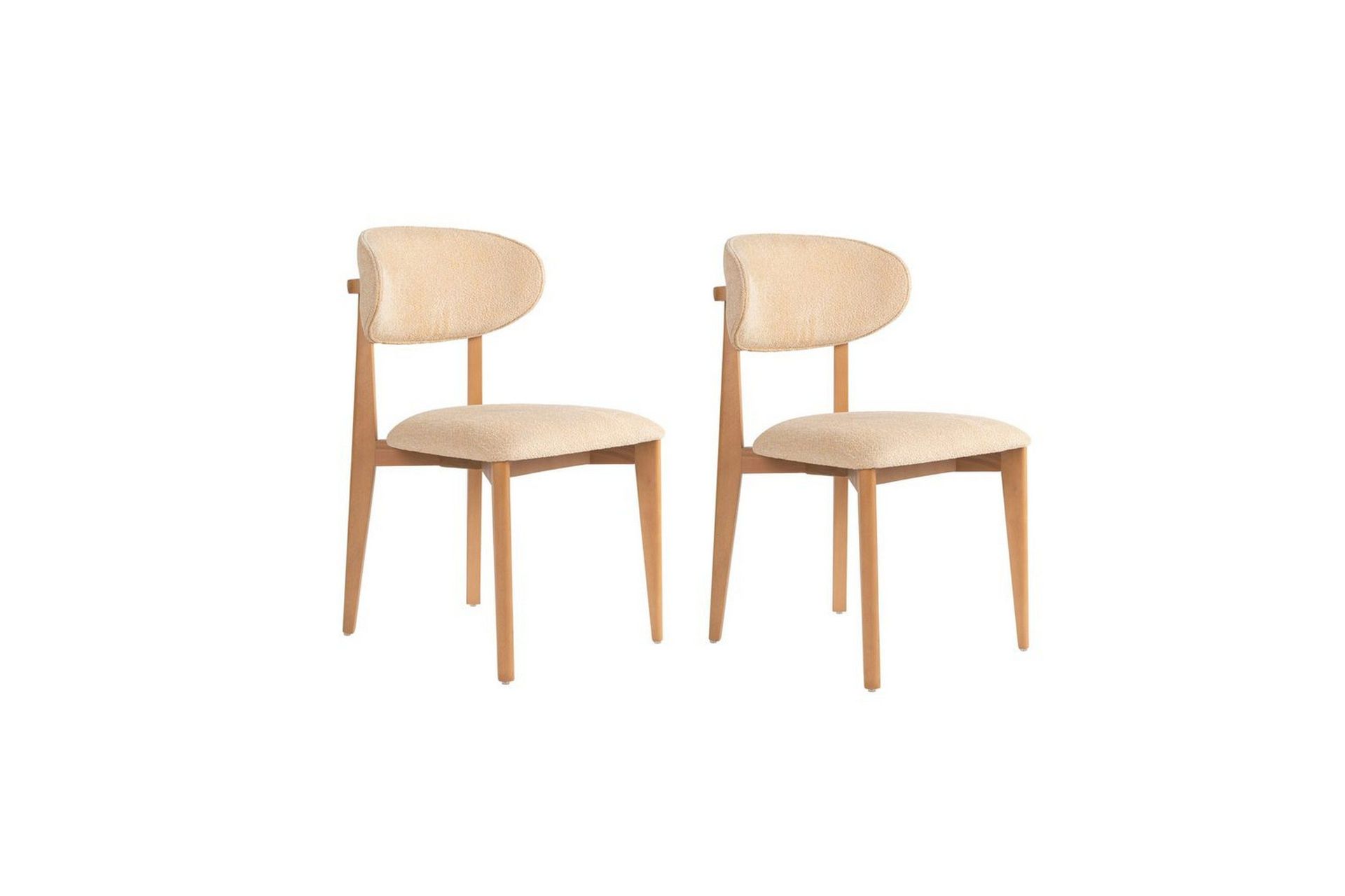Matstol Sanroman Classic Beige / Ljus Ek - Beige / Ljus Ek