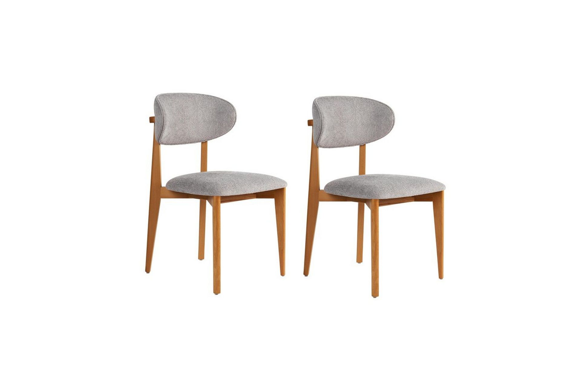 Matstol Sanroman Classic Gr&aring; / M&ouml;rk ek - Gr&aring; / M&ouml;rk ek