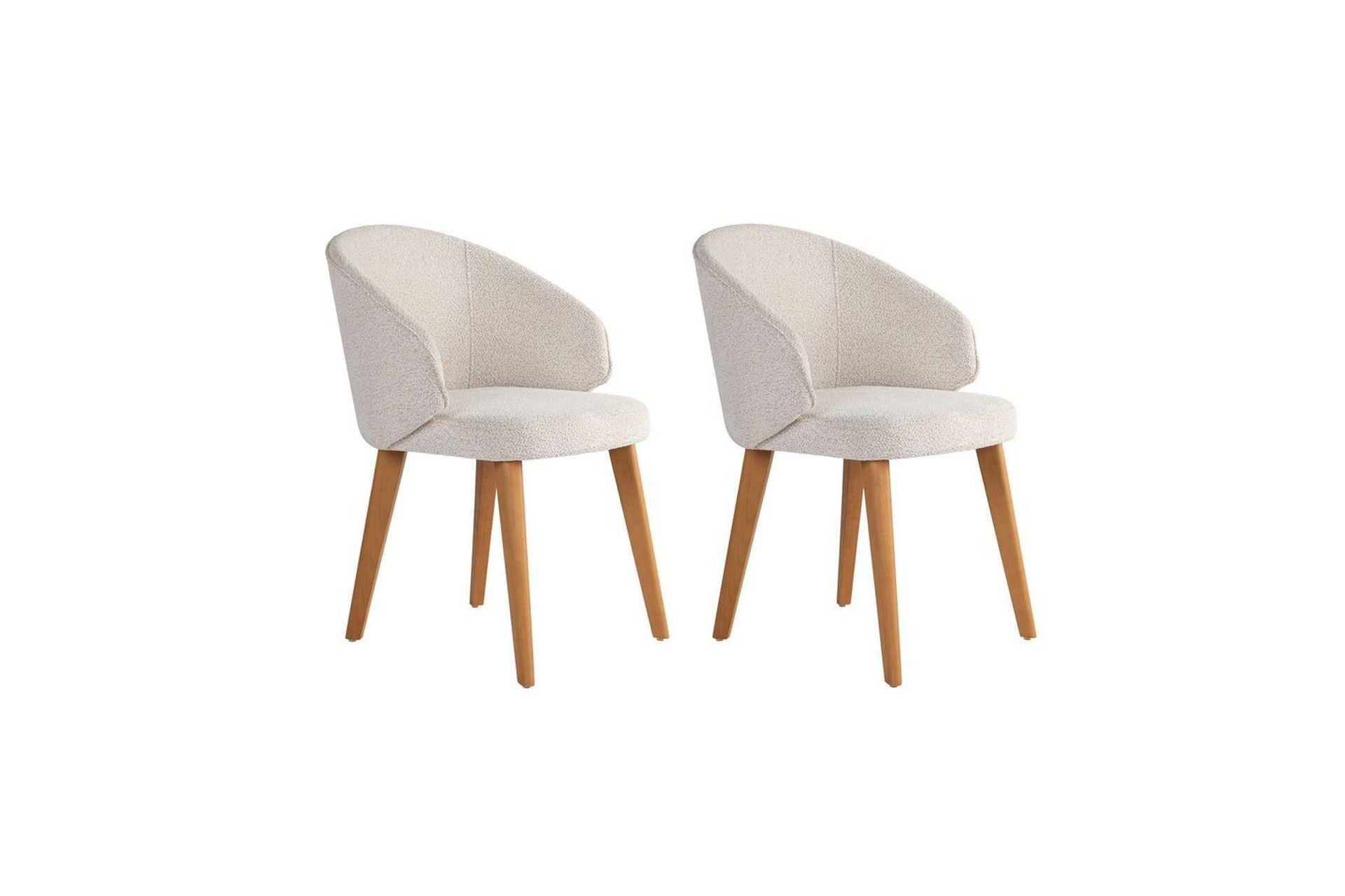 Matstol Sanroman Classic Vit / Mörk Ek - Vit / Mörk Ek