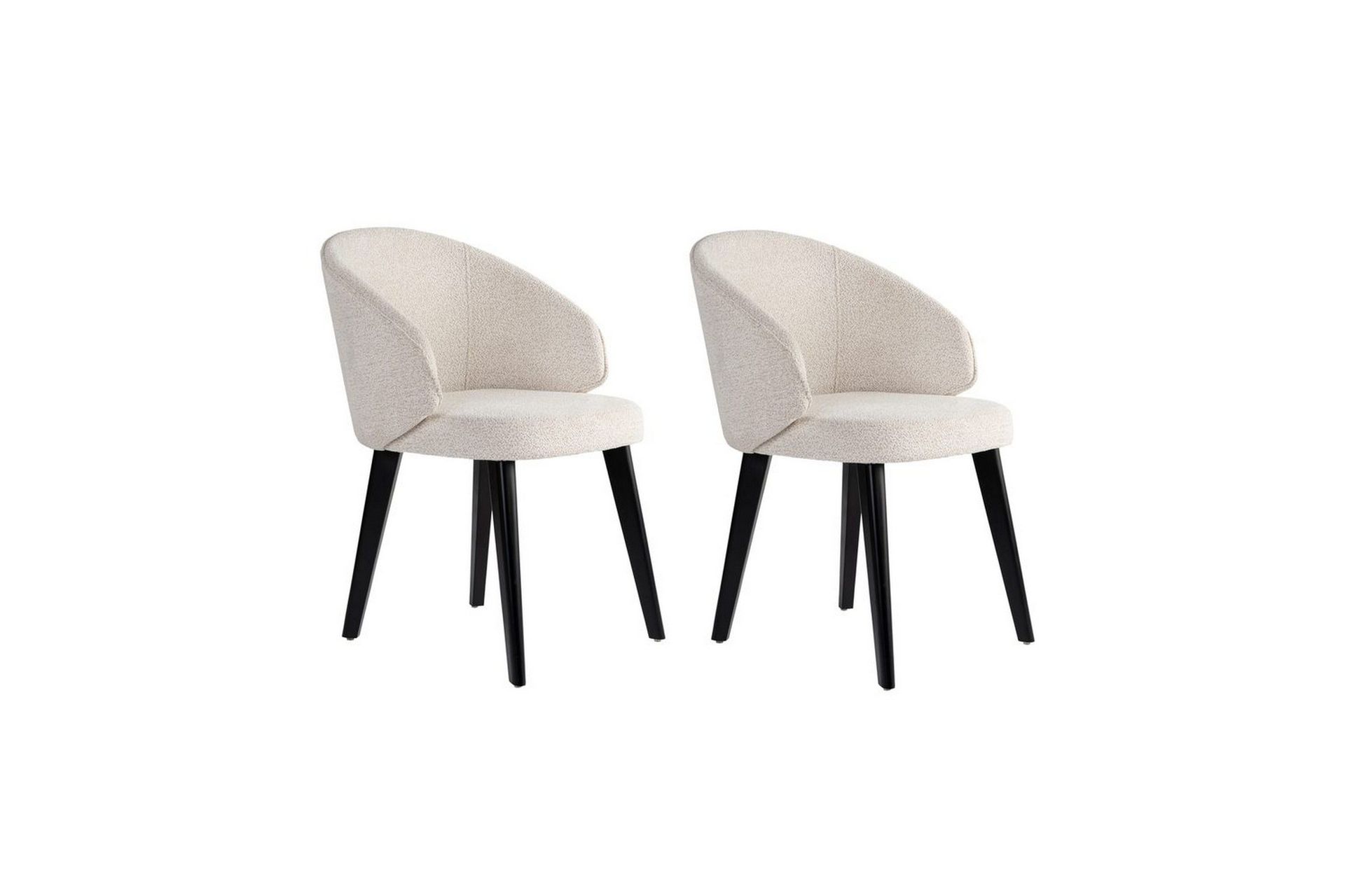 Matstol Sanroman Classic Vit / Svart - Vit / Svart