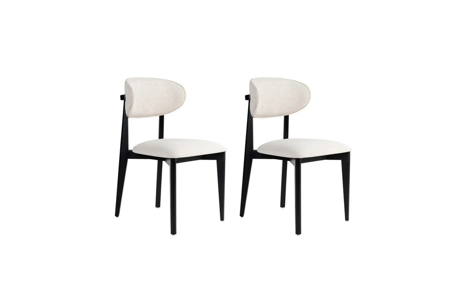 matstol sanroman classic vit / svart - vit / svart