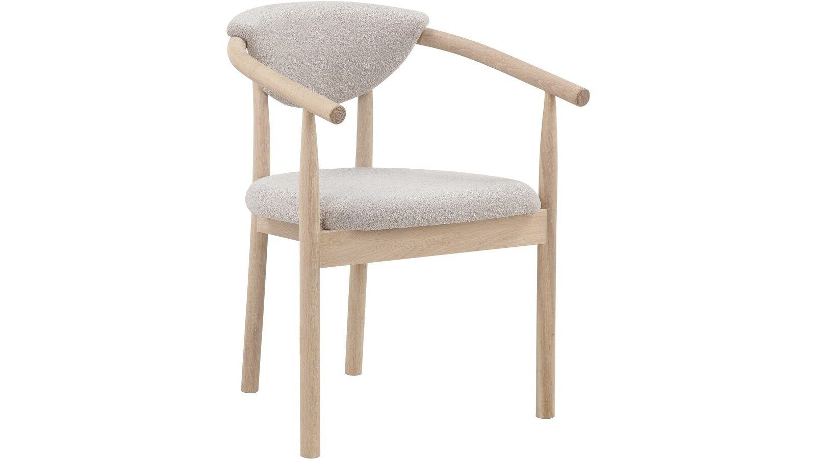 Matstol Selvik i Bouclé - beige