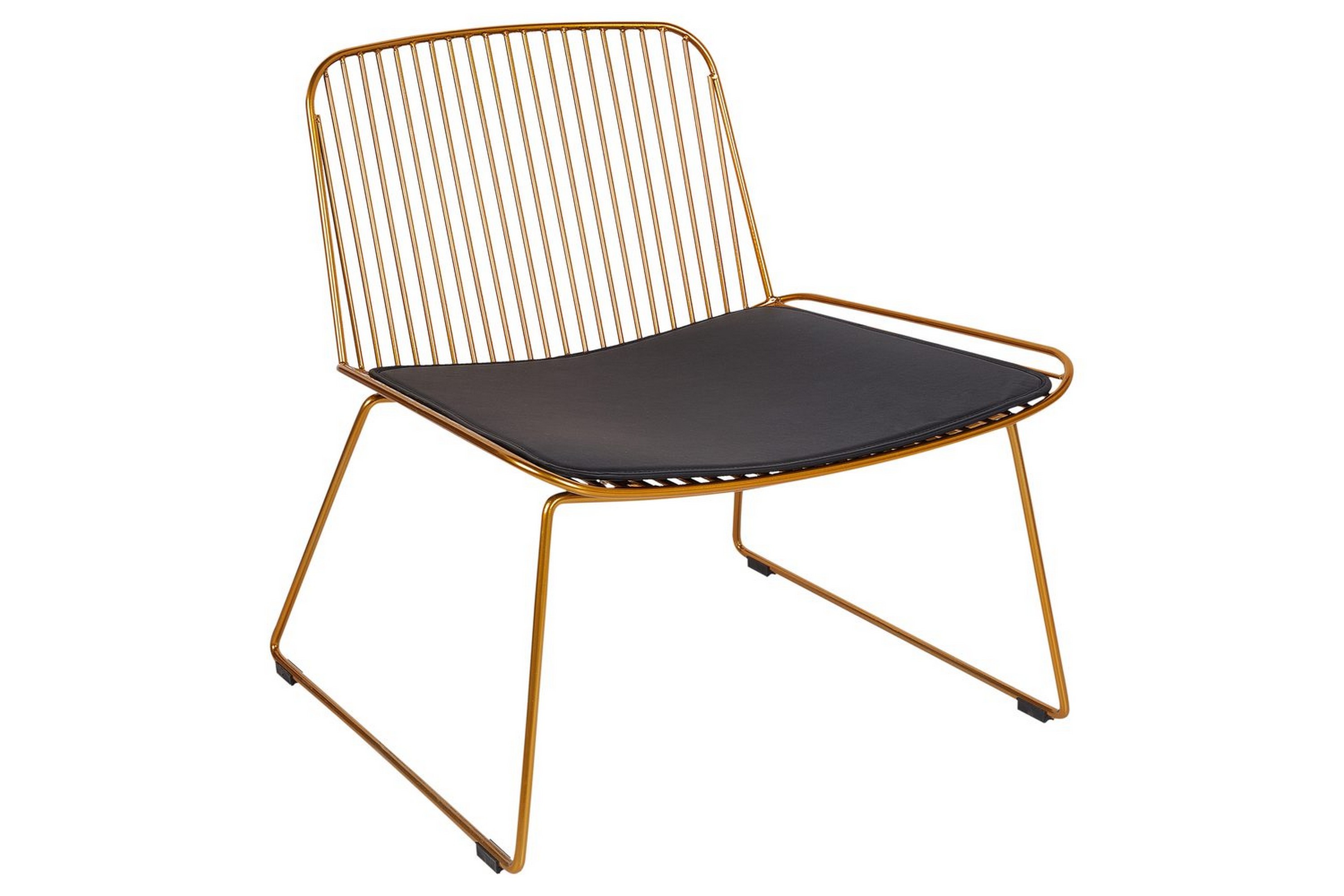 matstol snorum - guld, svart