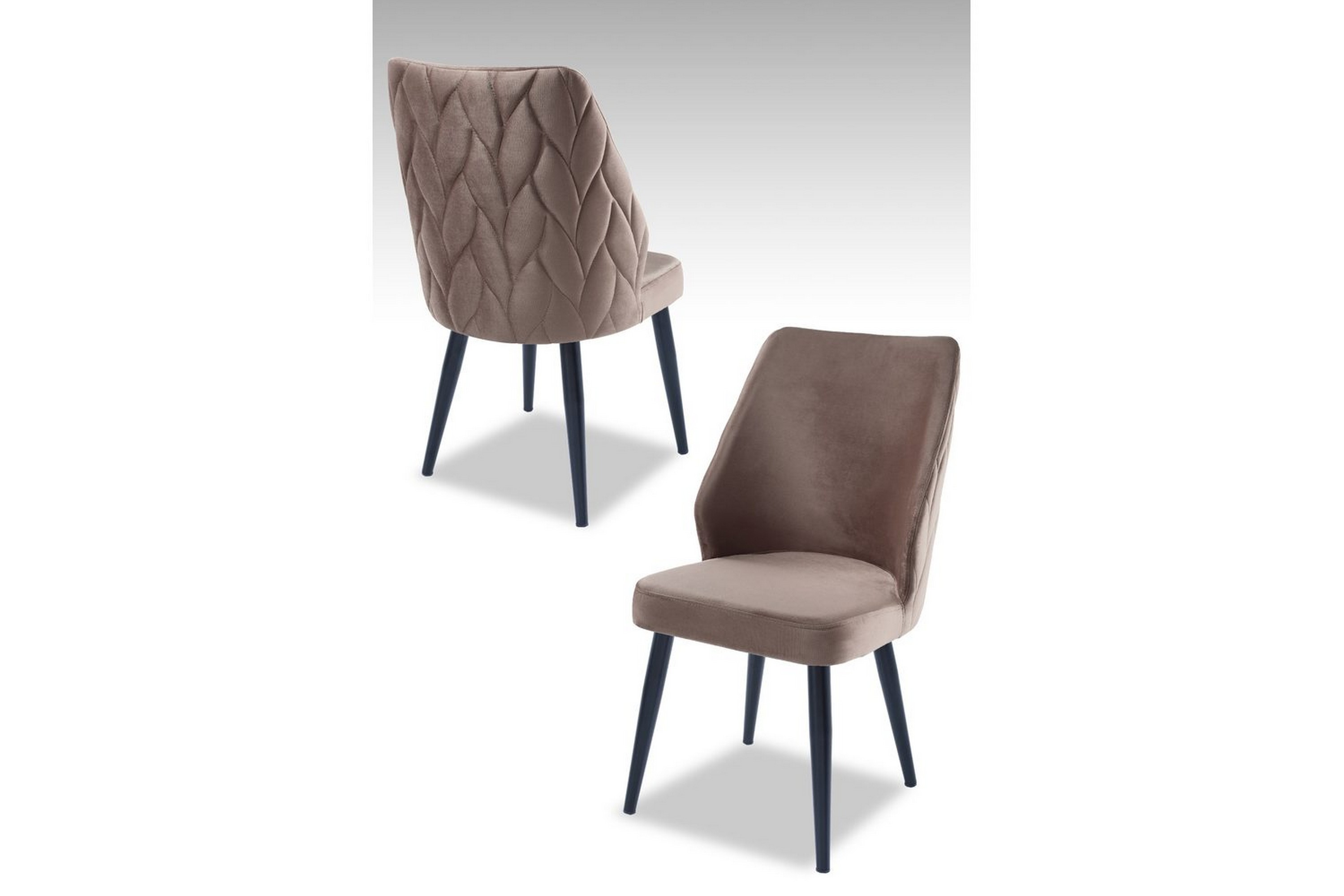 matstol stifen cappuccino / svart - cappuccino / svart