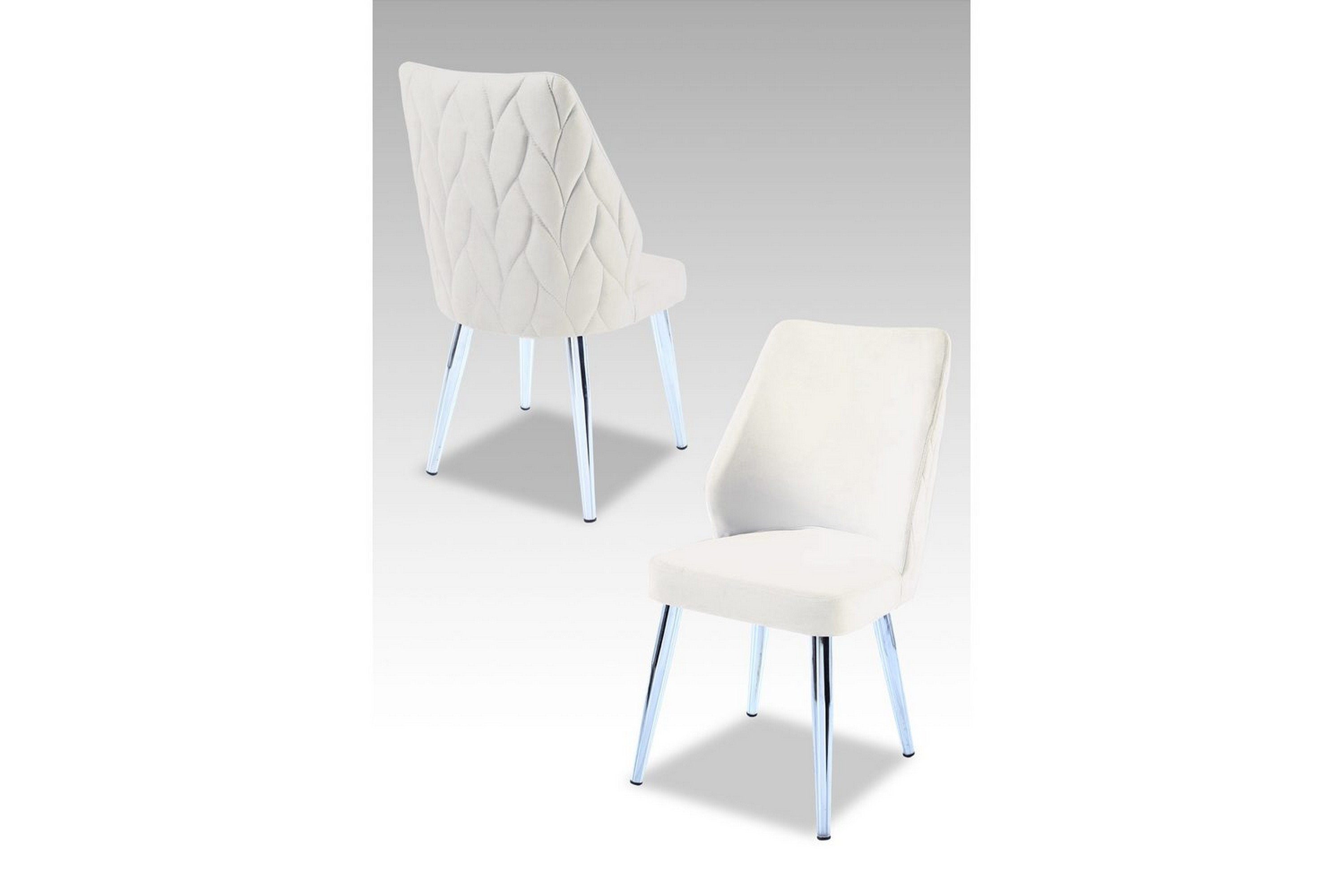 matstol stifen grädde / krom - grädde / krom