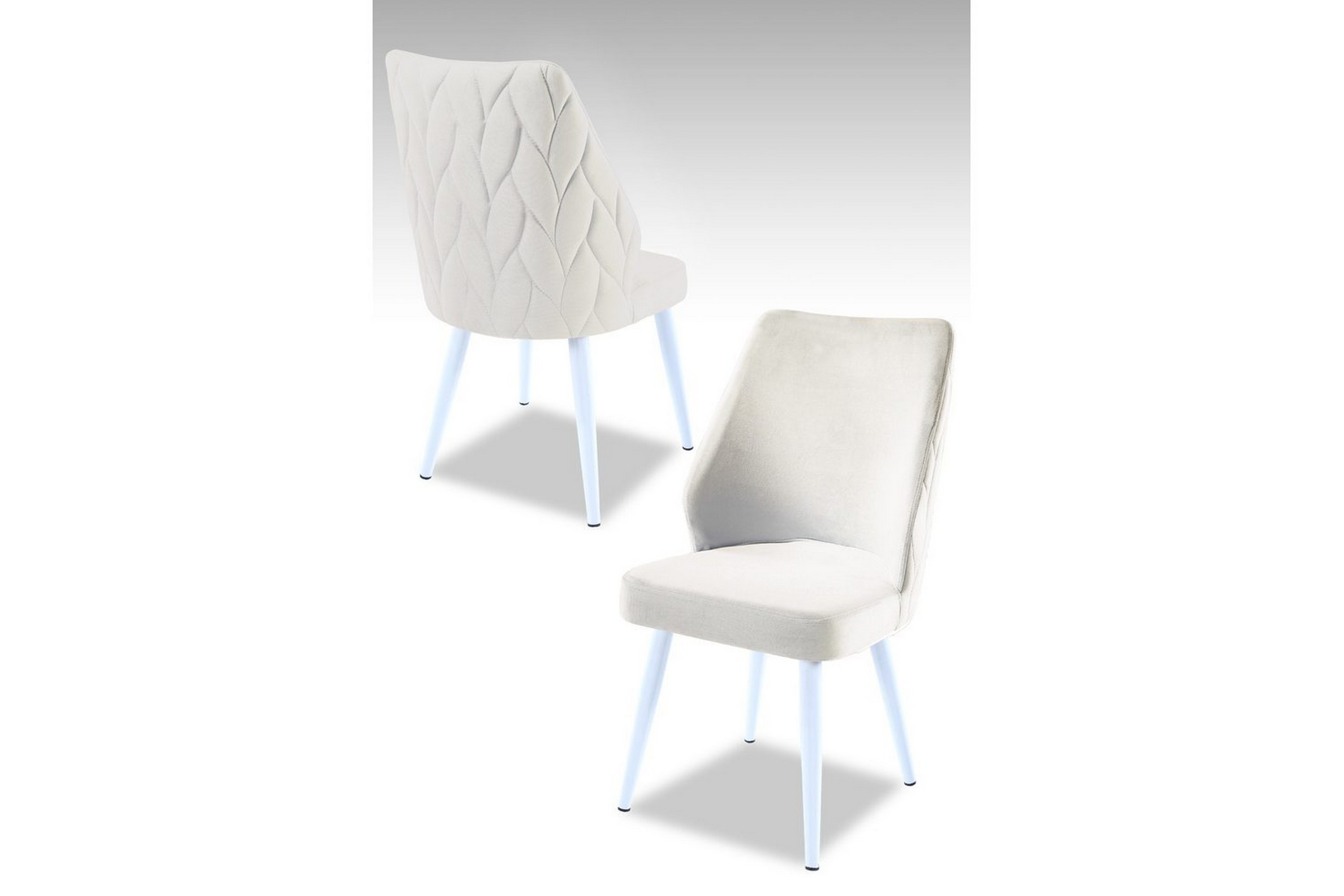 matstol stifen gräddfärgad / vit - gräddfärgad / vit