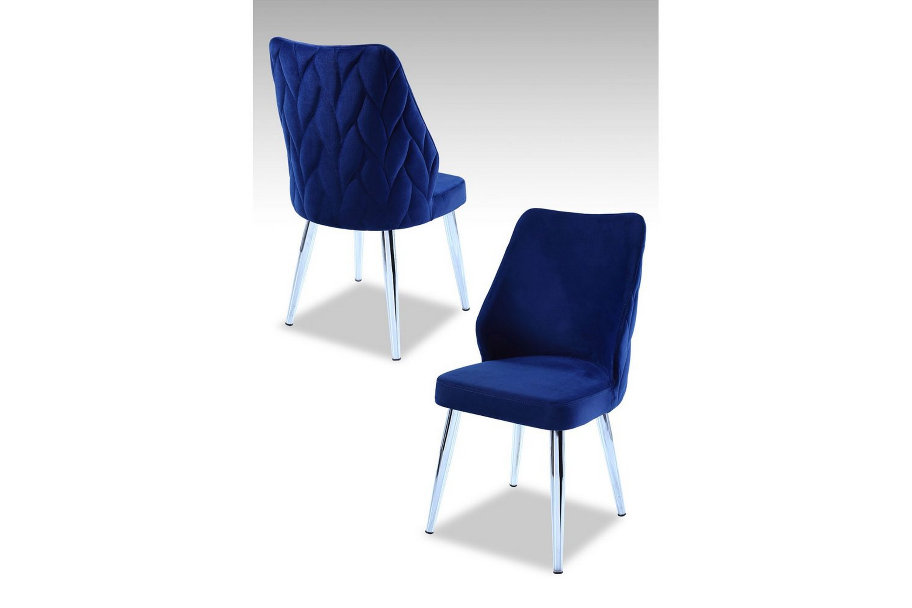matstol stifen saxblå / krom - saxblå / krom