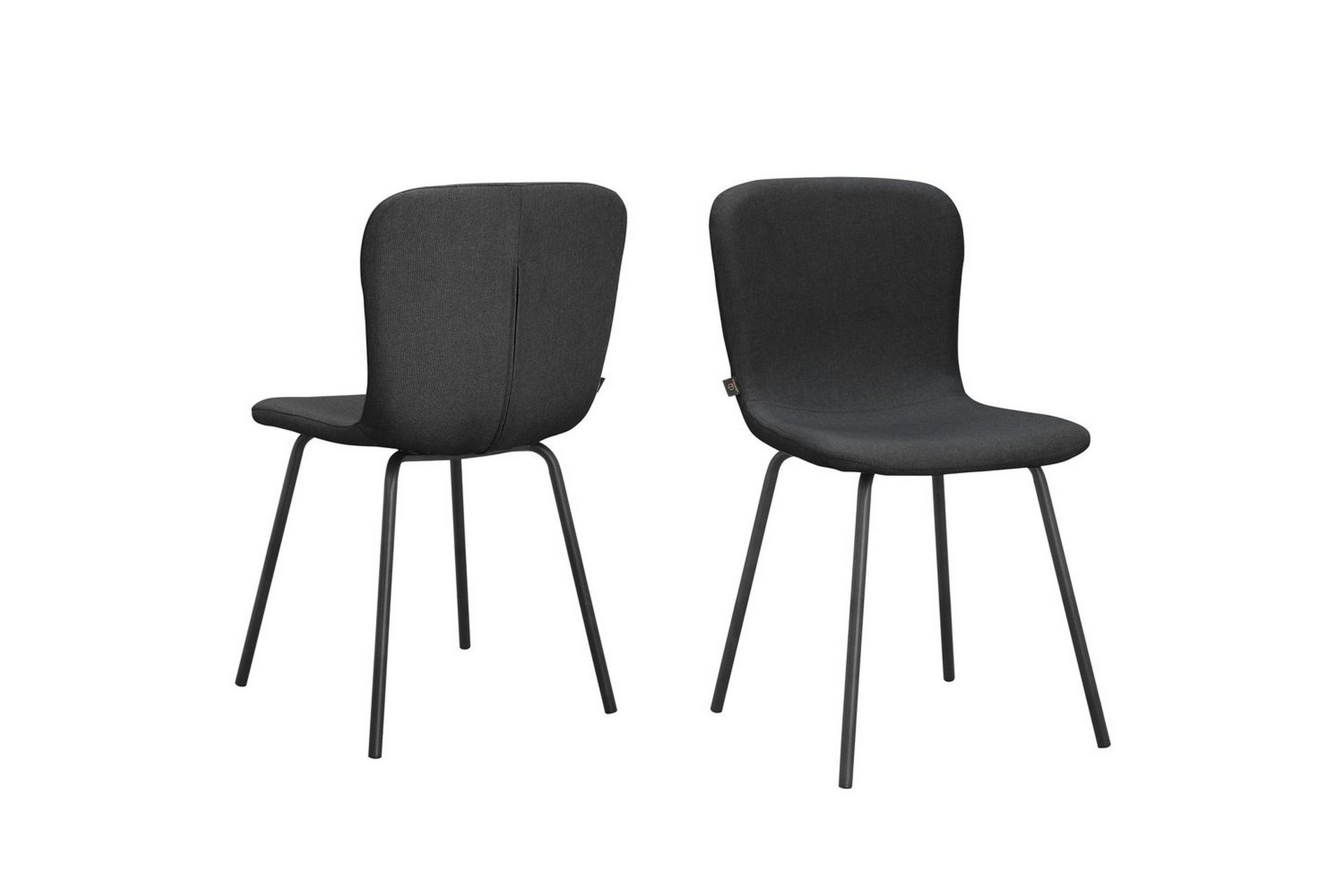 Matstol Ulmar Set med 2 Antracit - Antracit