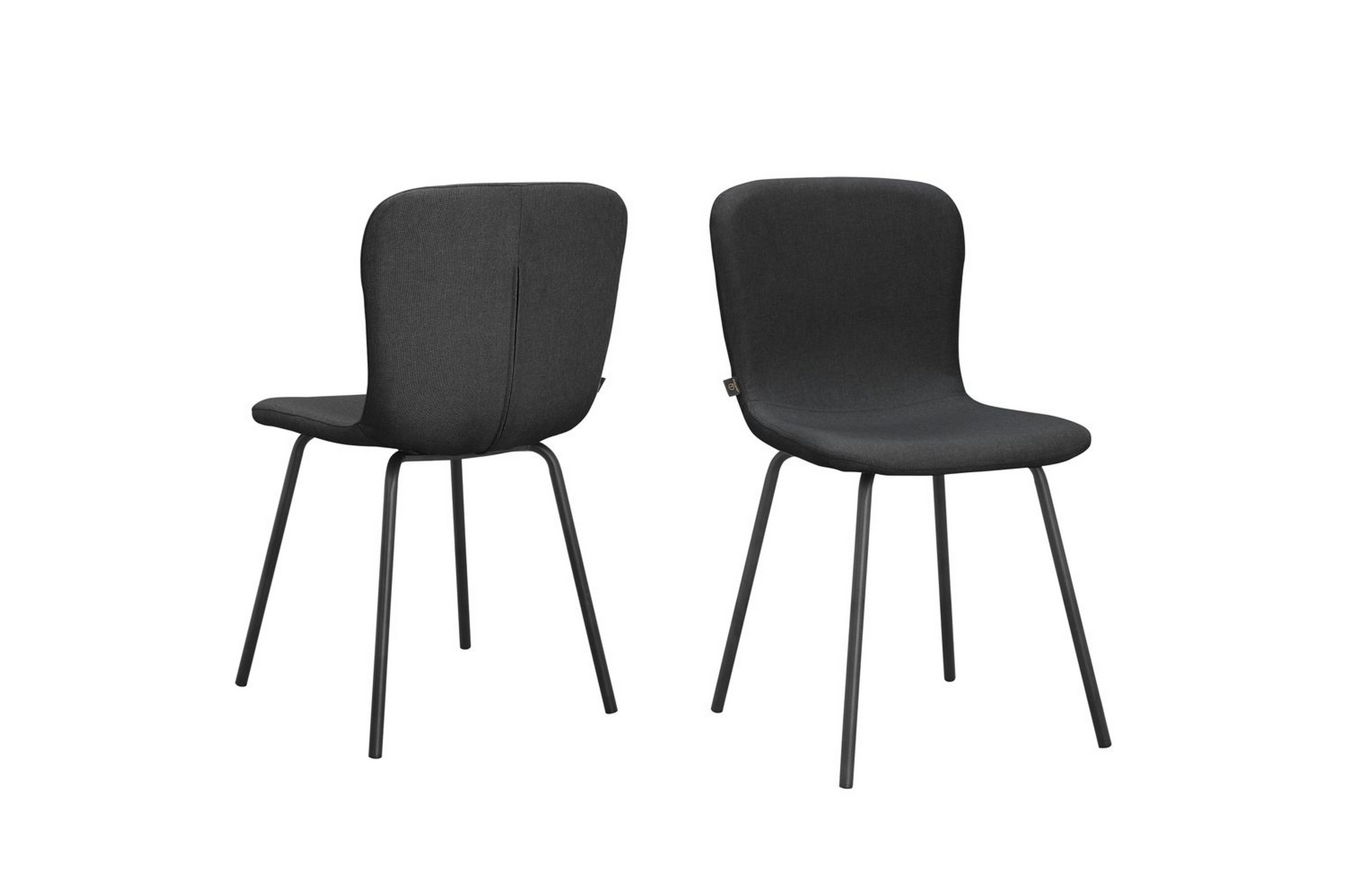 Matstol Ulmar Set med 2 Antracit Antracit