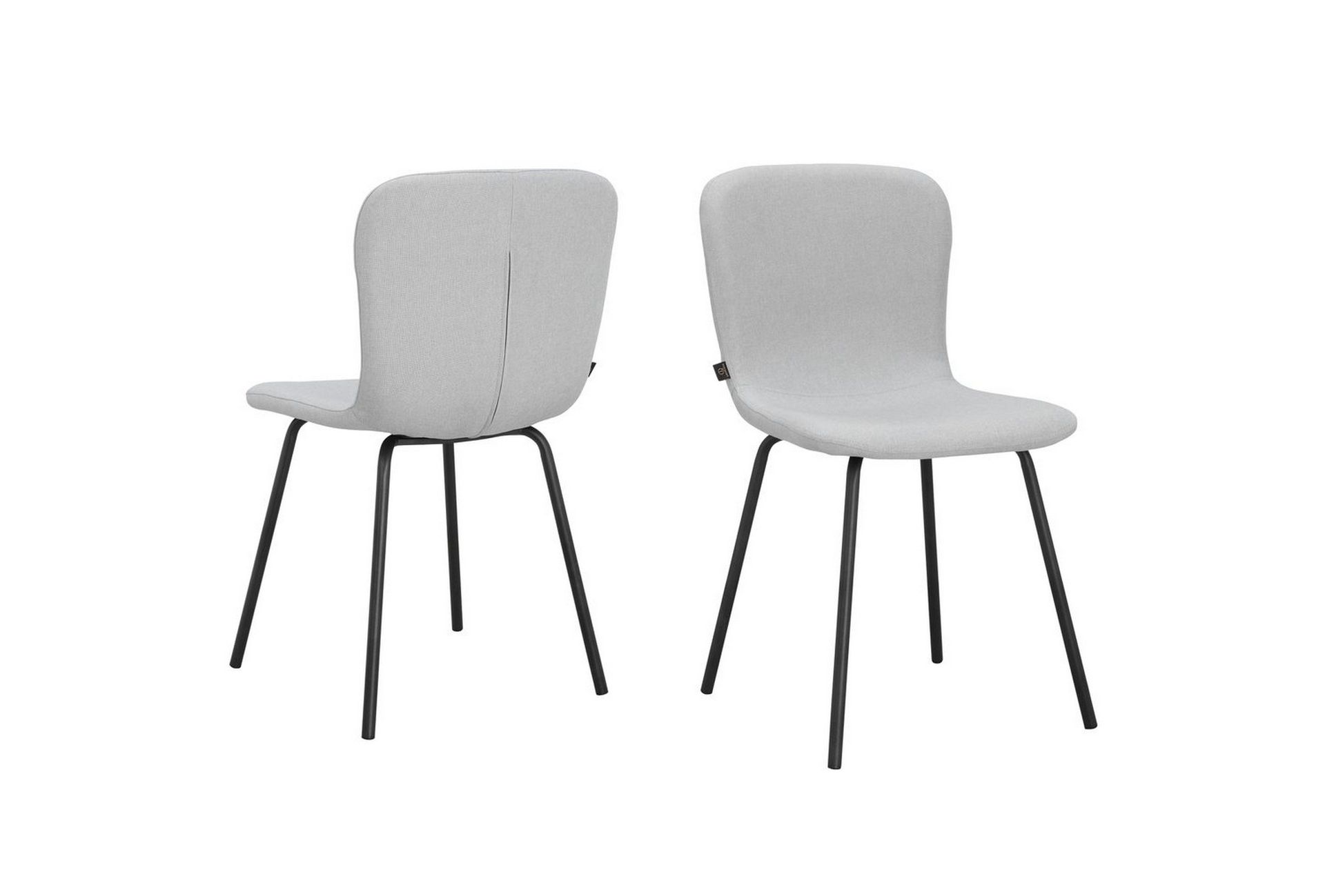 Matstol Ulmar Set med 2 Ljusgr&aring; - Ljusgr&aring;